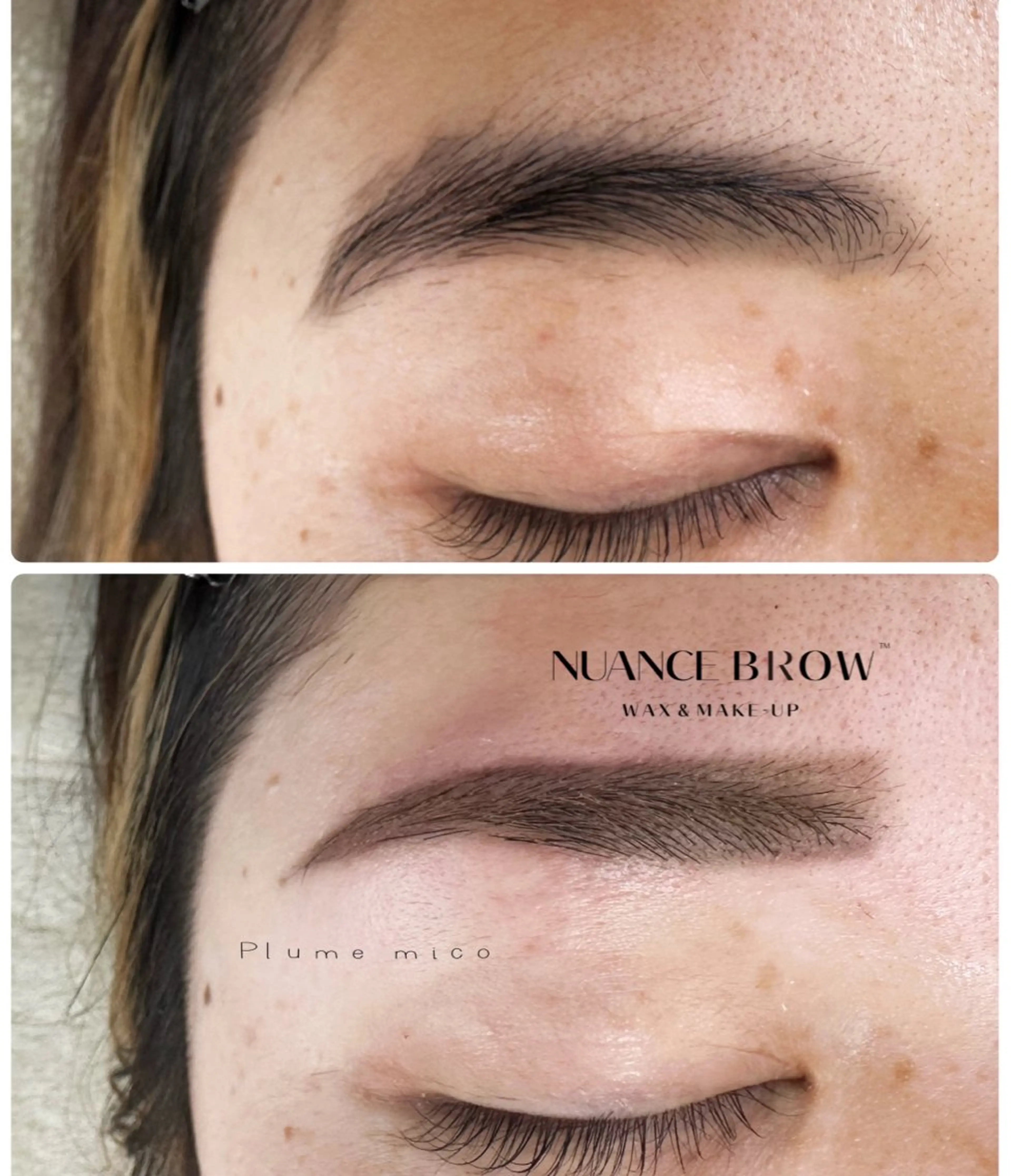 アイブロウ ワックス脱毛 Plume micoのマツエク・マツパデザイン