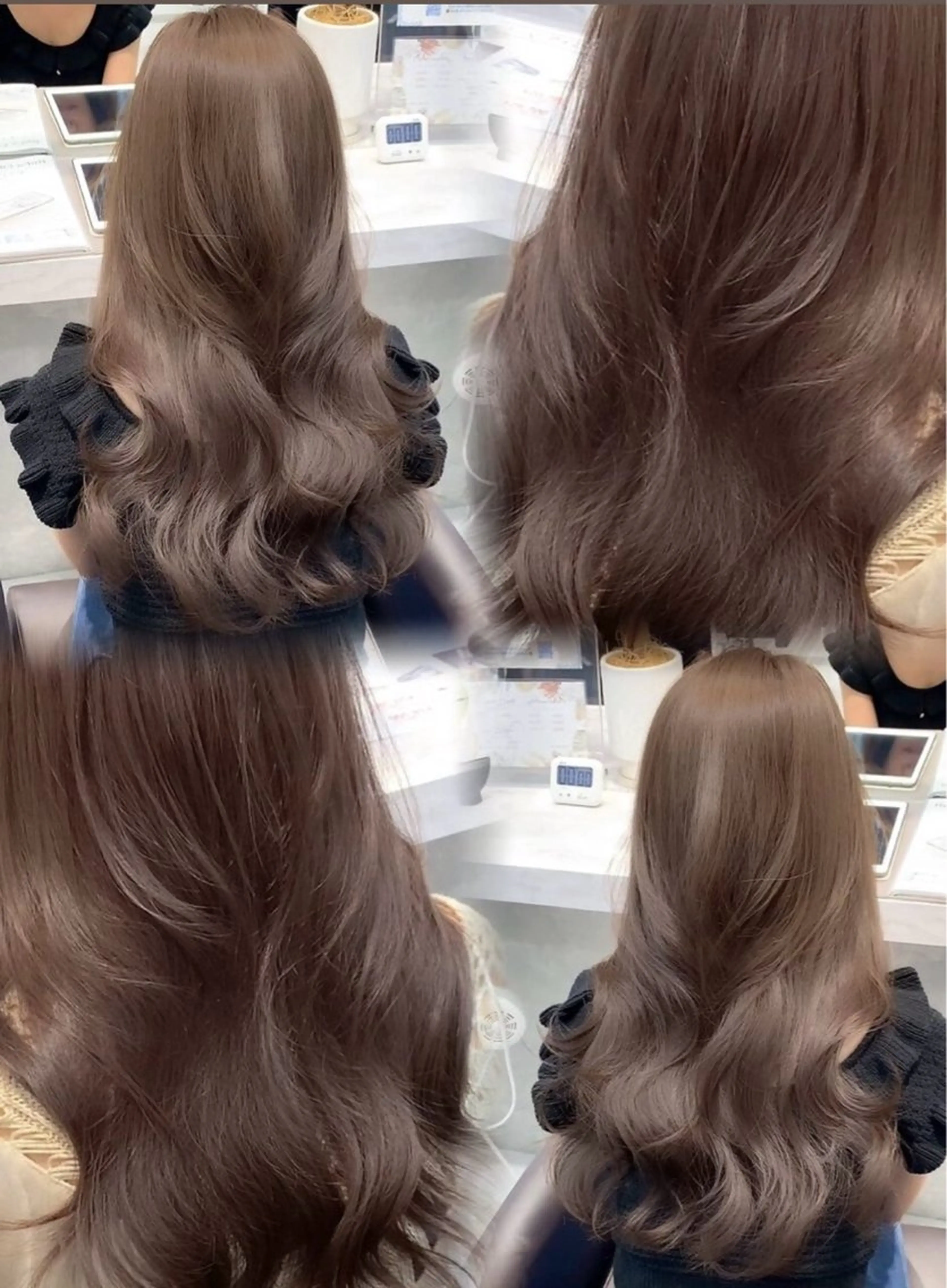 ロング カラー ヘアカラー 艶カラー／藤平 優也のヘアスタイル