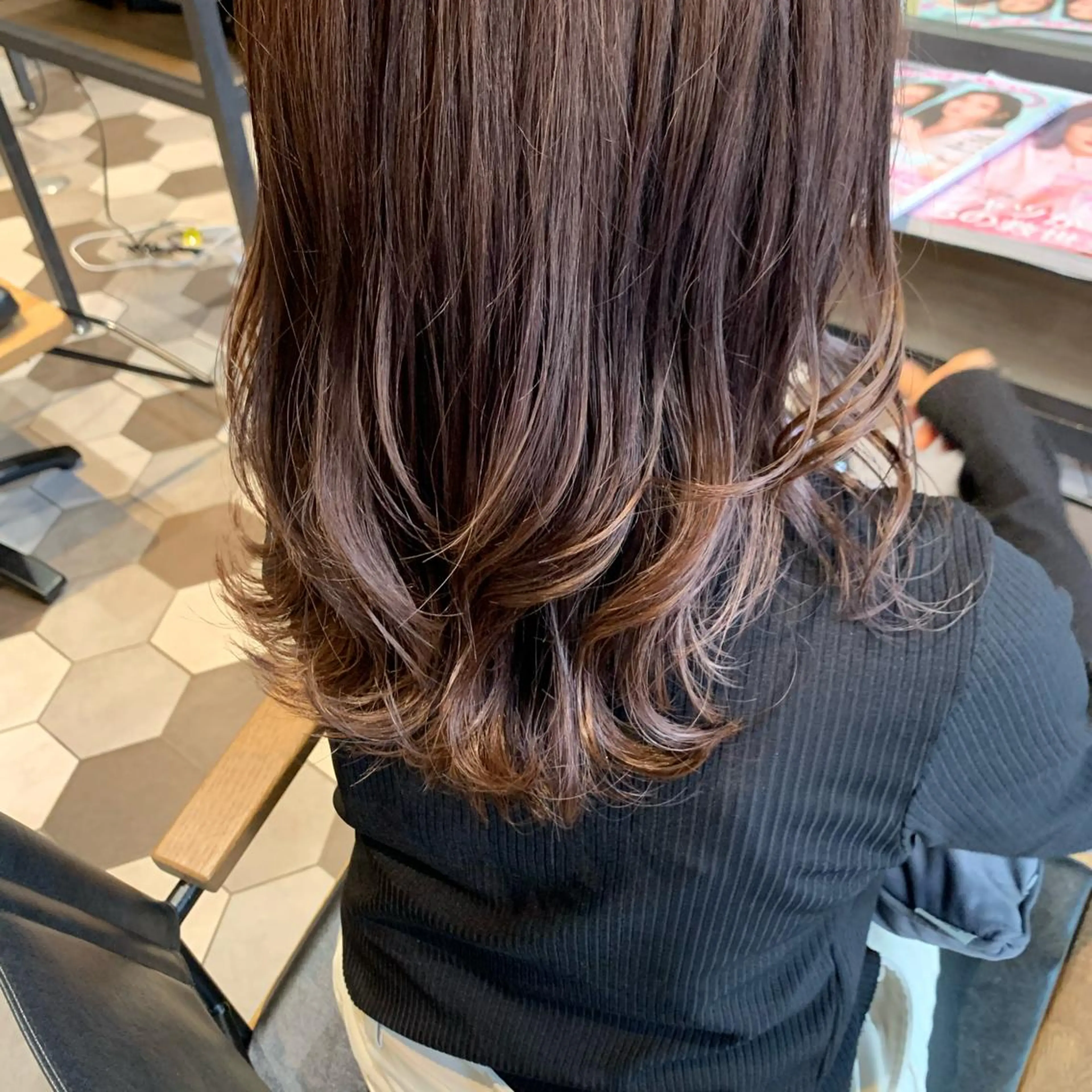 セミロング カラー ヘアアレンジ カット トリートメント 髪質改善支持率 No. 1✨mayuのヘアスタイル