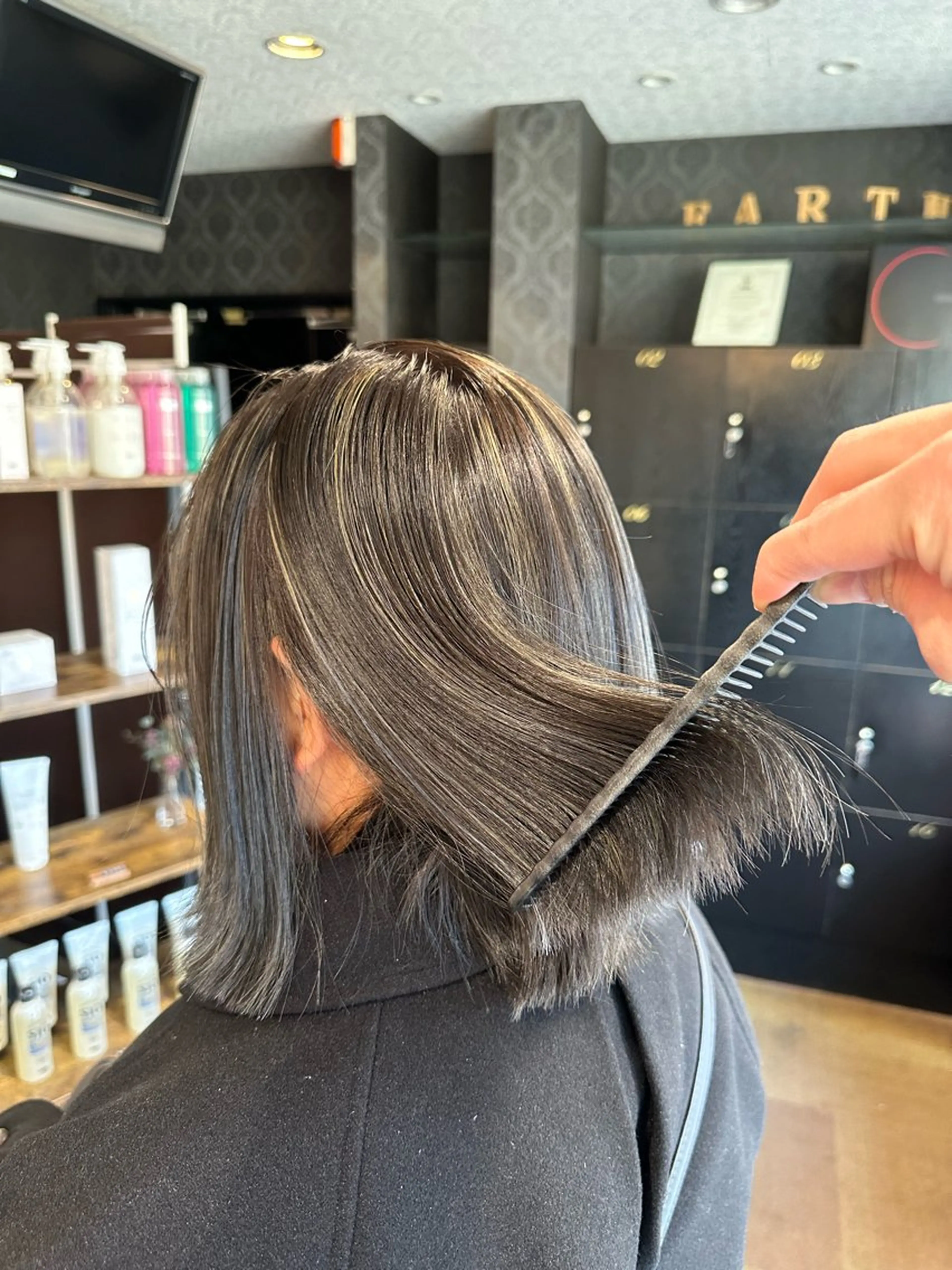 ミディアム カット ヘアカラー トリートメント ★糀谷 敬大のヘアスタイル