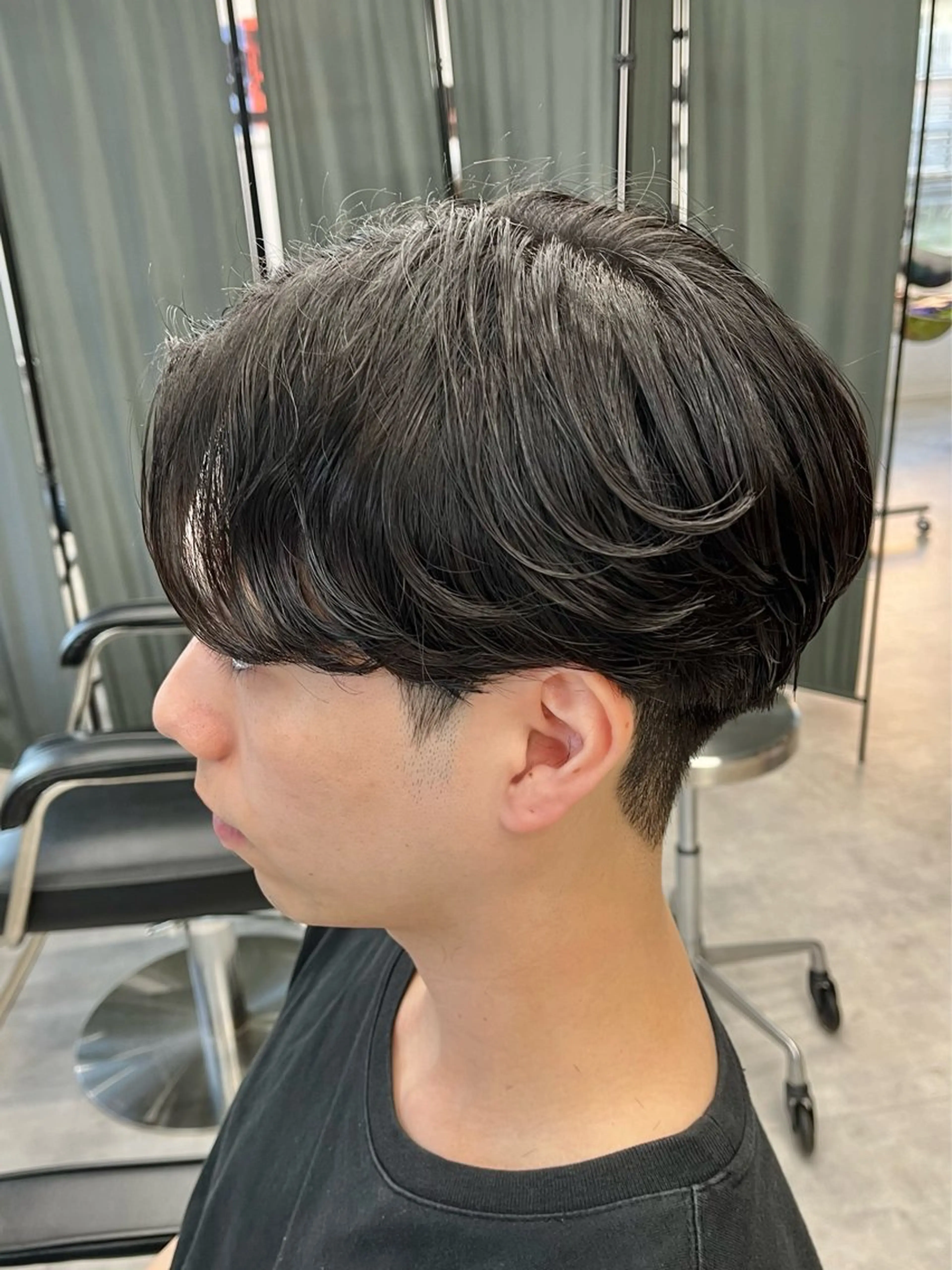 ショート パーマ メンズ メンズパーマ ニュアンスパーマ カット パーマ 新潟メンズパーマ 新潟駅/小田拓実のヘアスタイル
