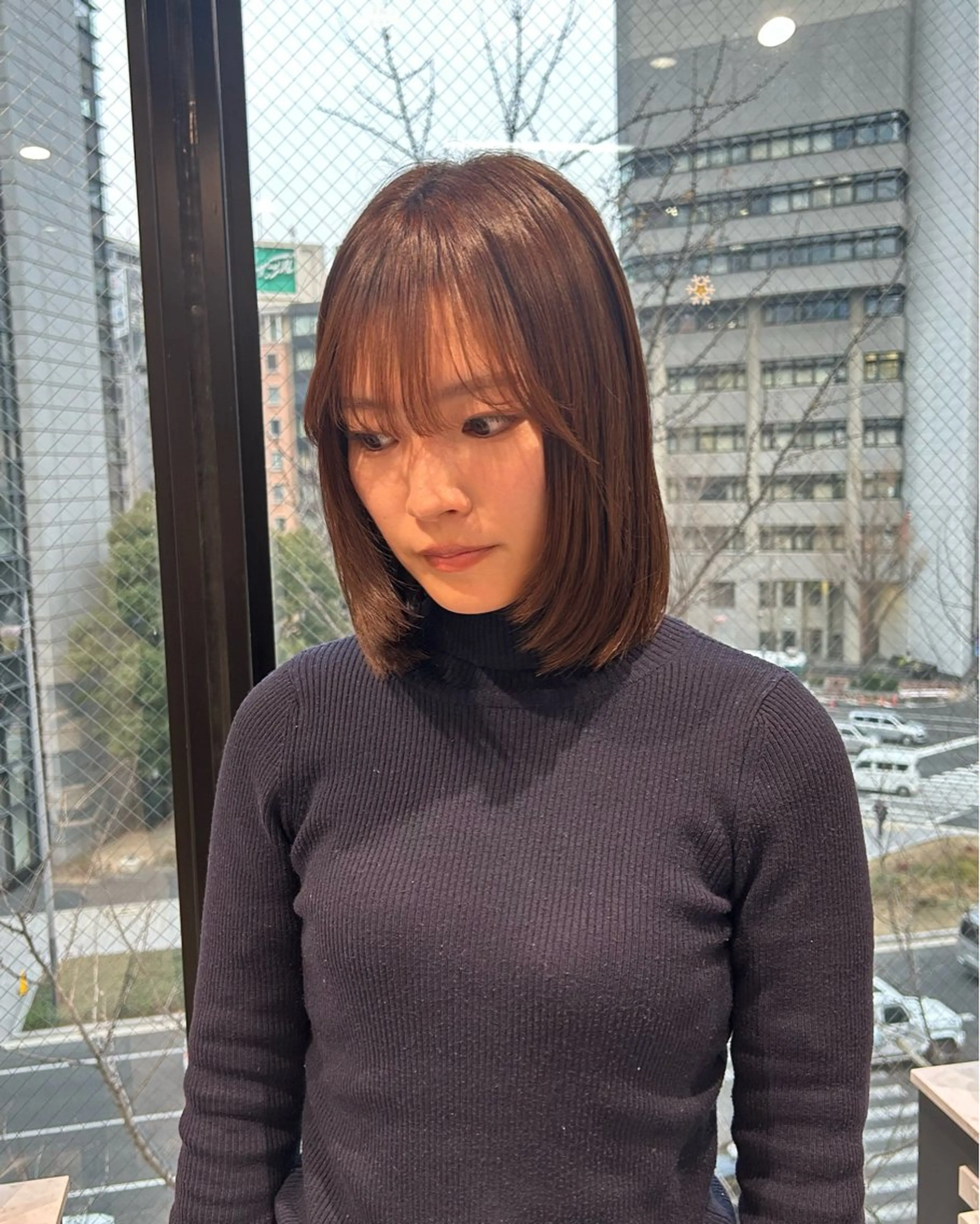 ミディアム レイヤーカット 寺川留以 /カットモデル募集中のヘアスタイル