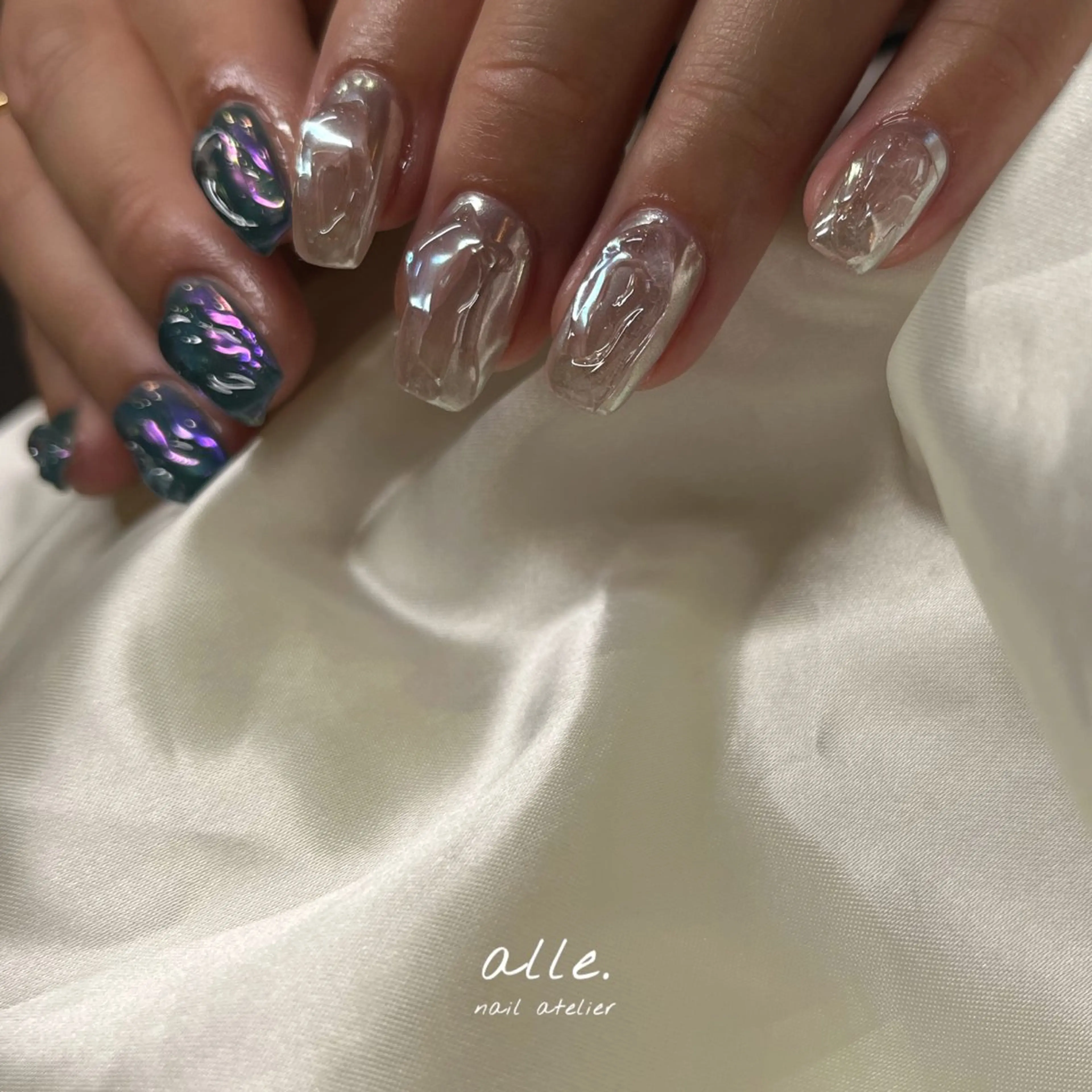 ネイル ハンドネイル atelier alle.のネイルデザイン