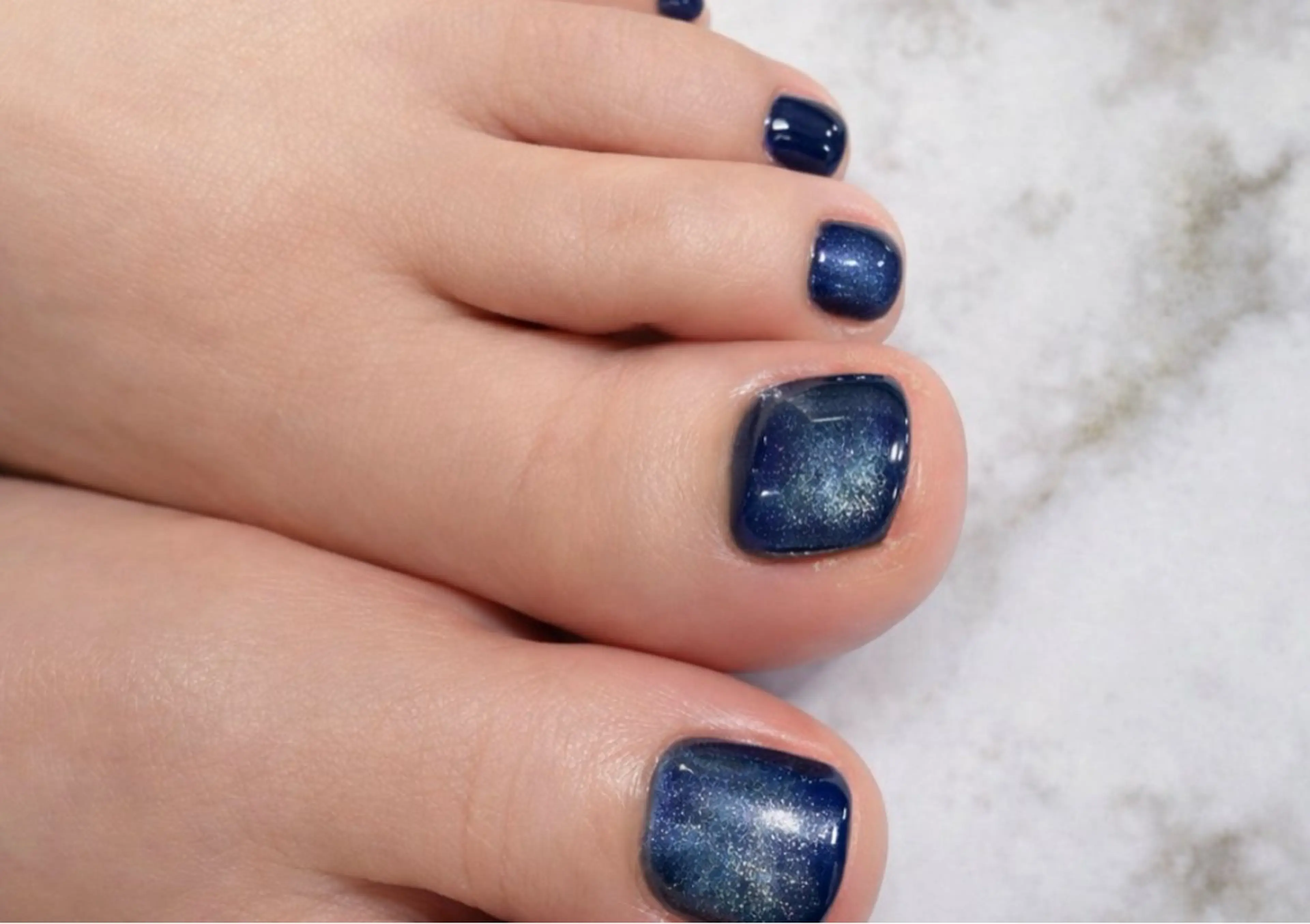 👣フットラメ / マグネット オフありの写真