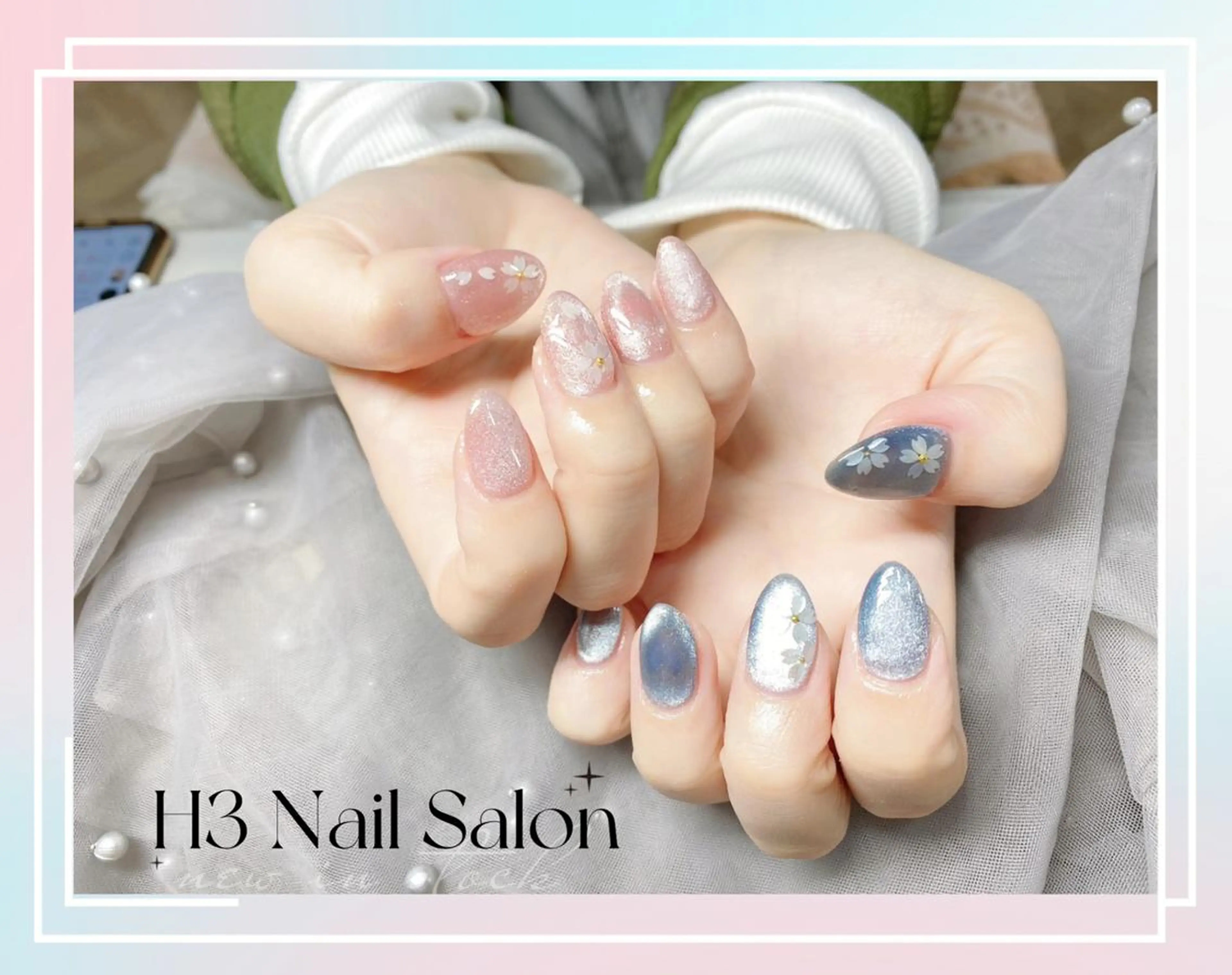 ミディアム Dione Nail みきのネイルデザイン