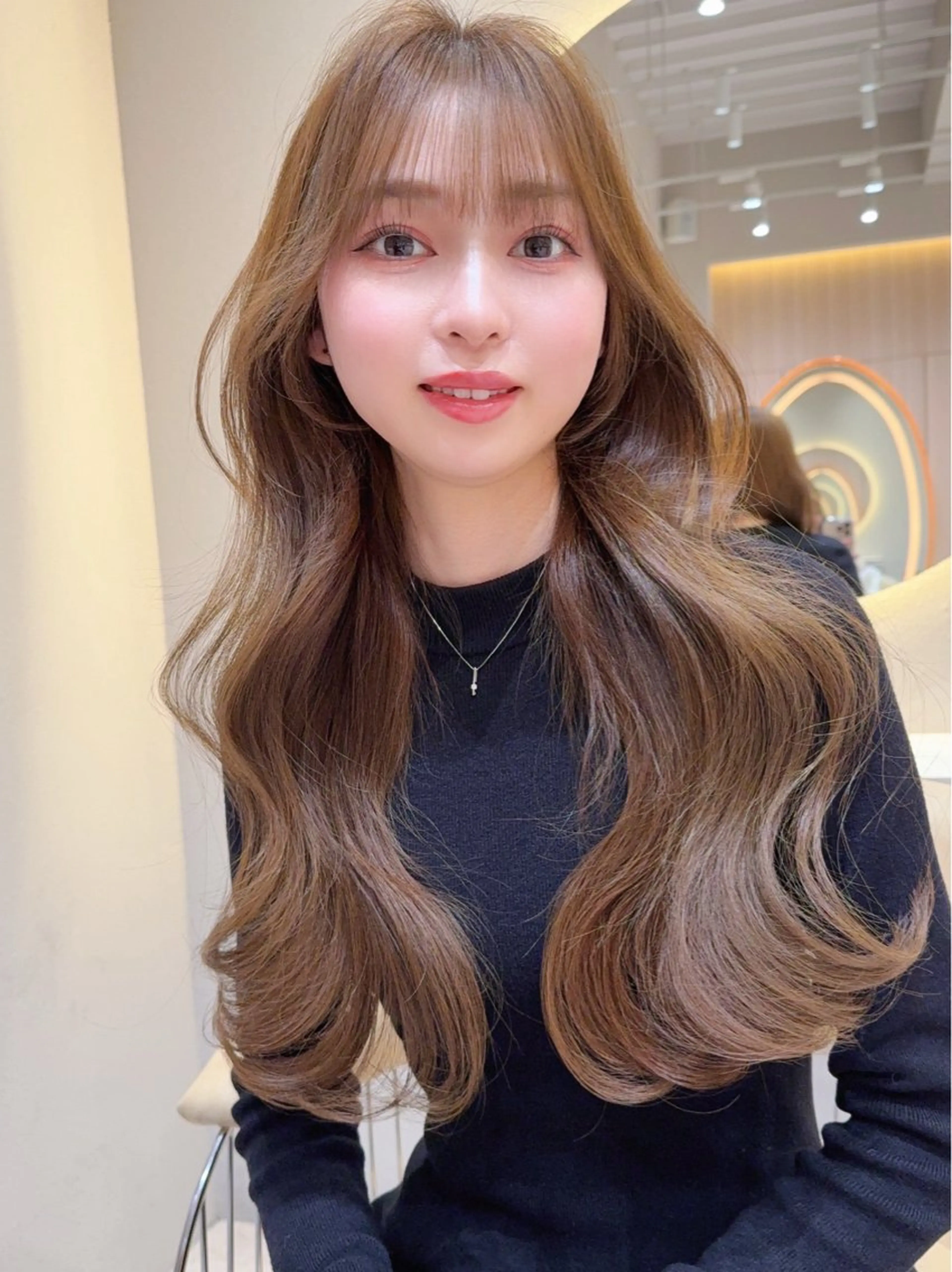 ロング カラー カット ヘアカラー トリートメント レイヤー❣️縮毛矯 川村利幸のヘアスタイル