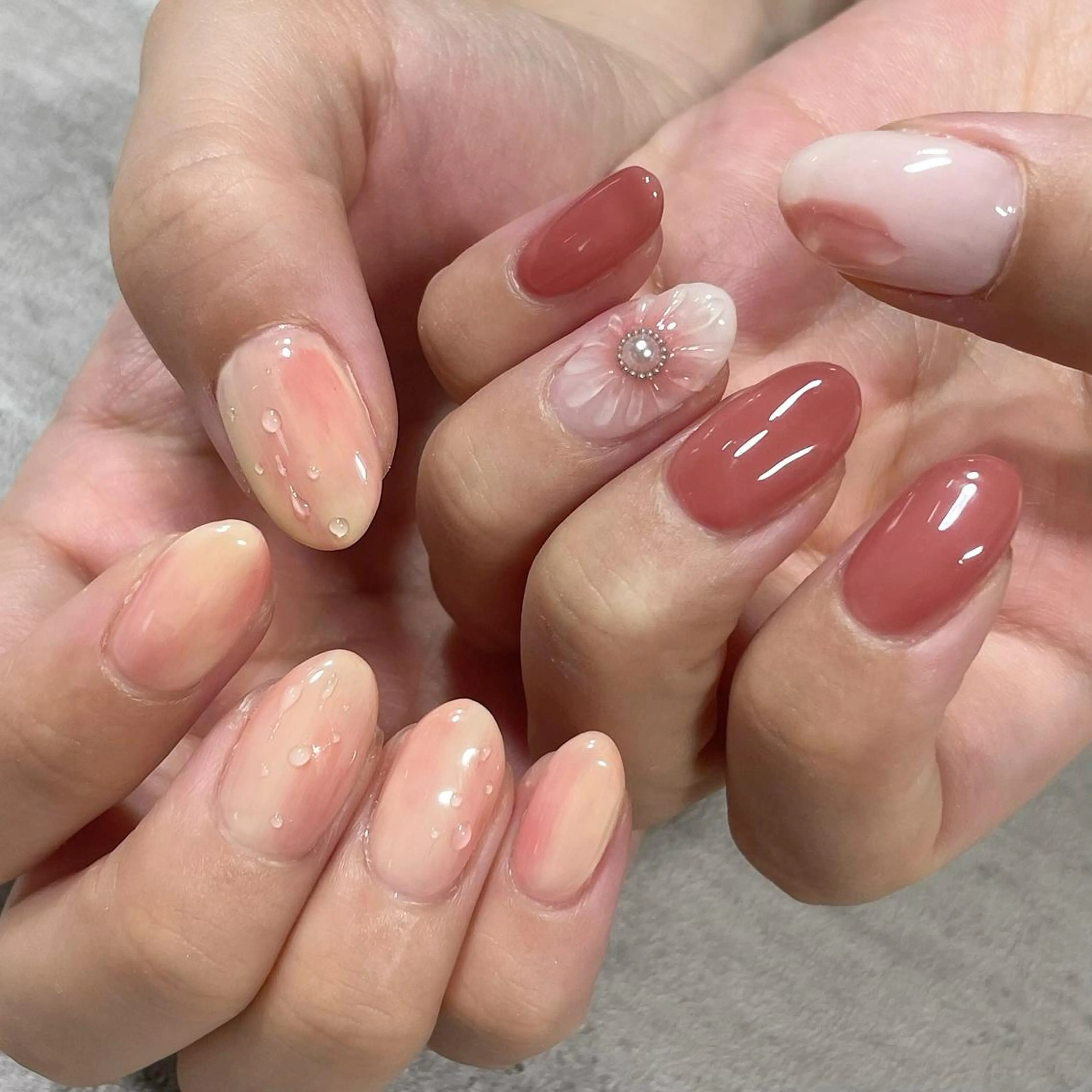 ネイル ジェルネイル 東 千夏のネイルデザイン