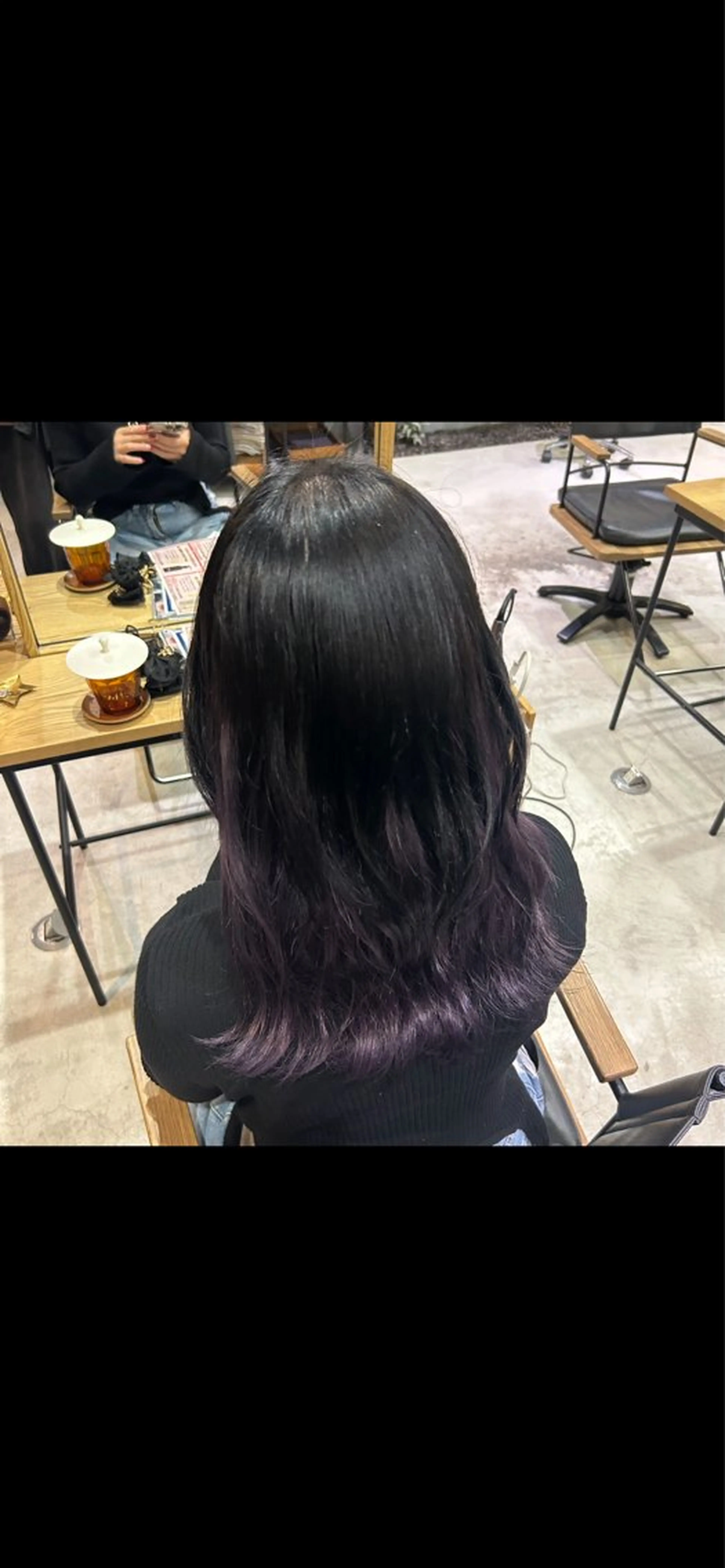 ミディアム カラー ヘアカラー ✨ハイトーン/暗髪/ ハイライト/松岡✨のヘアスタイル