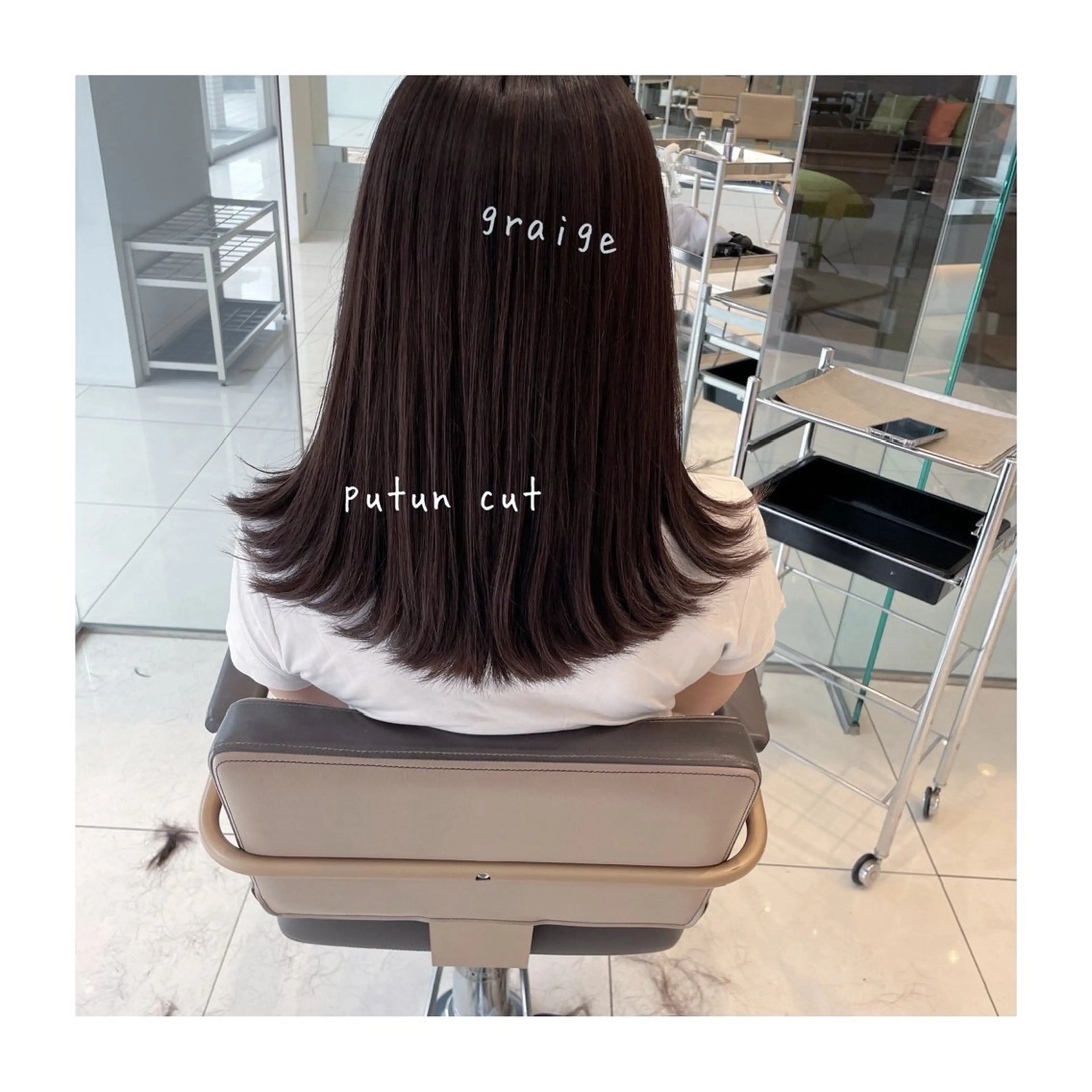 セミロング カット 髪質改善🫧イチカワ アリサ🫧のヘアスタイル