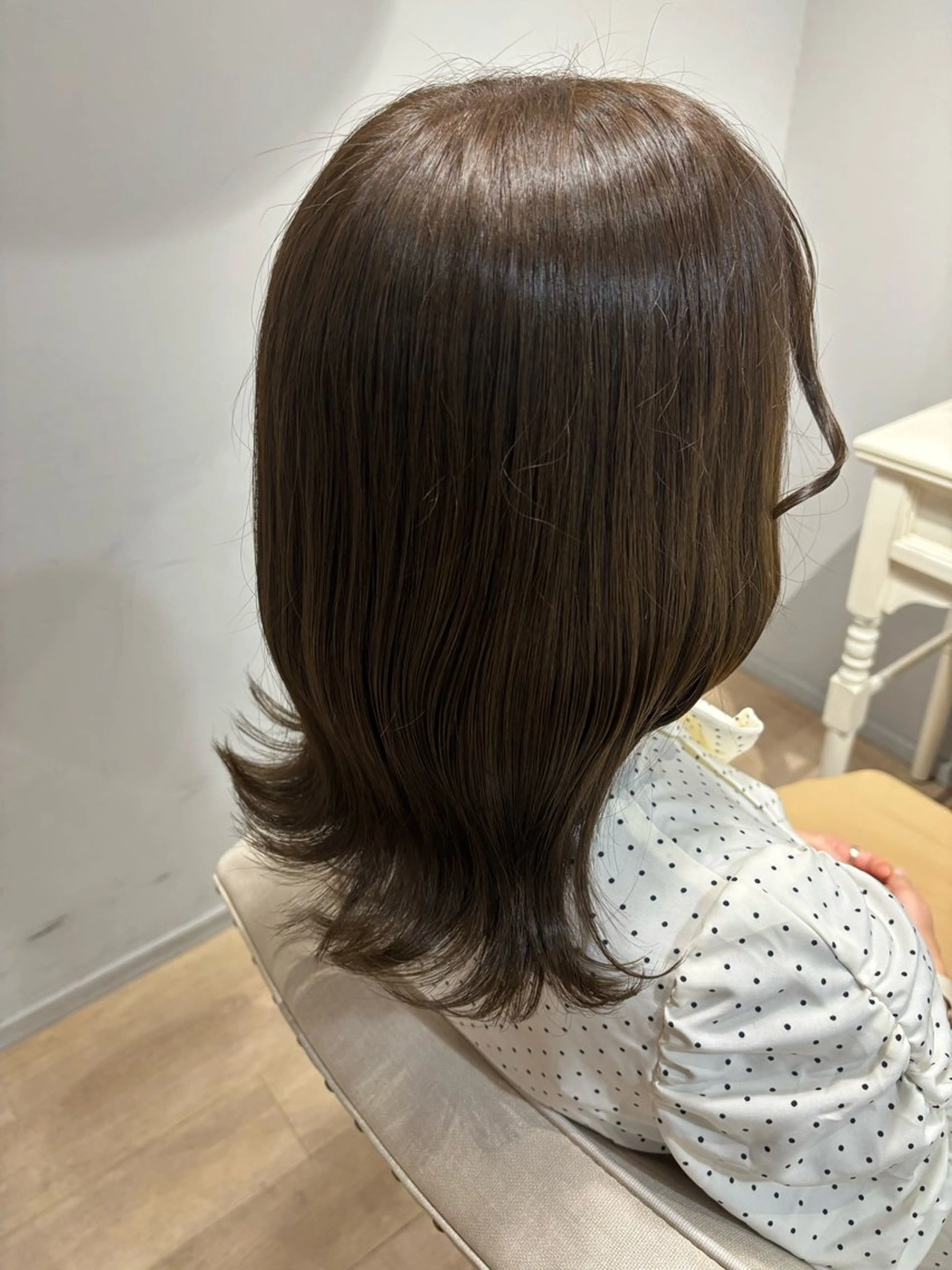 ミディアム アッシュ ヘアカラー Maki /カラー/ブリーチのヘアスタイル