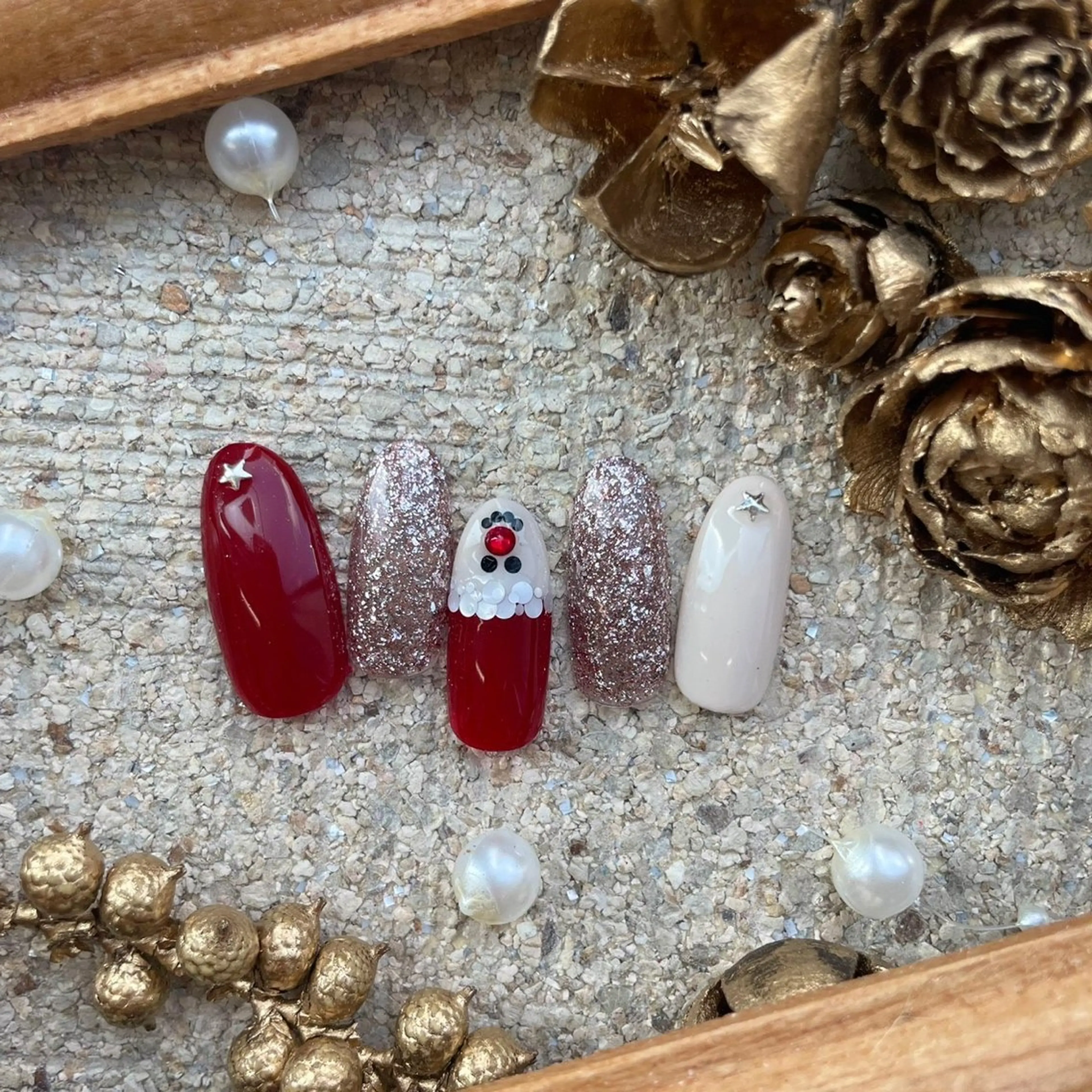 ネイル アートネイル ネイルチップ ⭐︎休業中の練習⭐︎ JNA認定講師髙橋のネイルデザイン