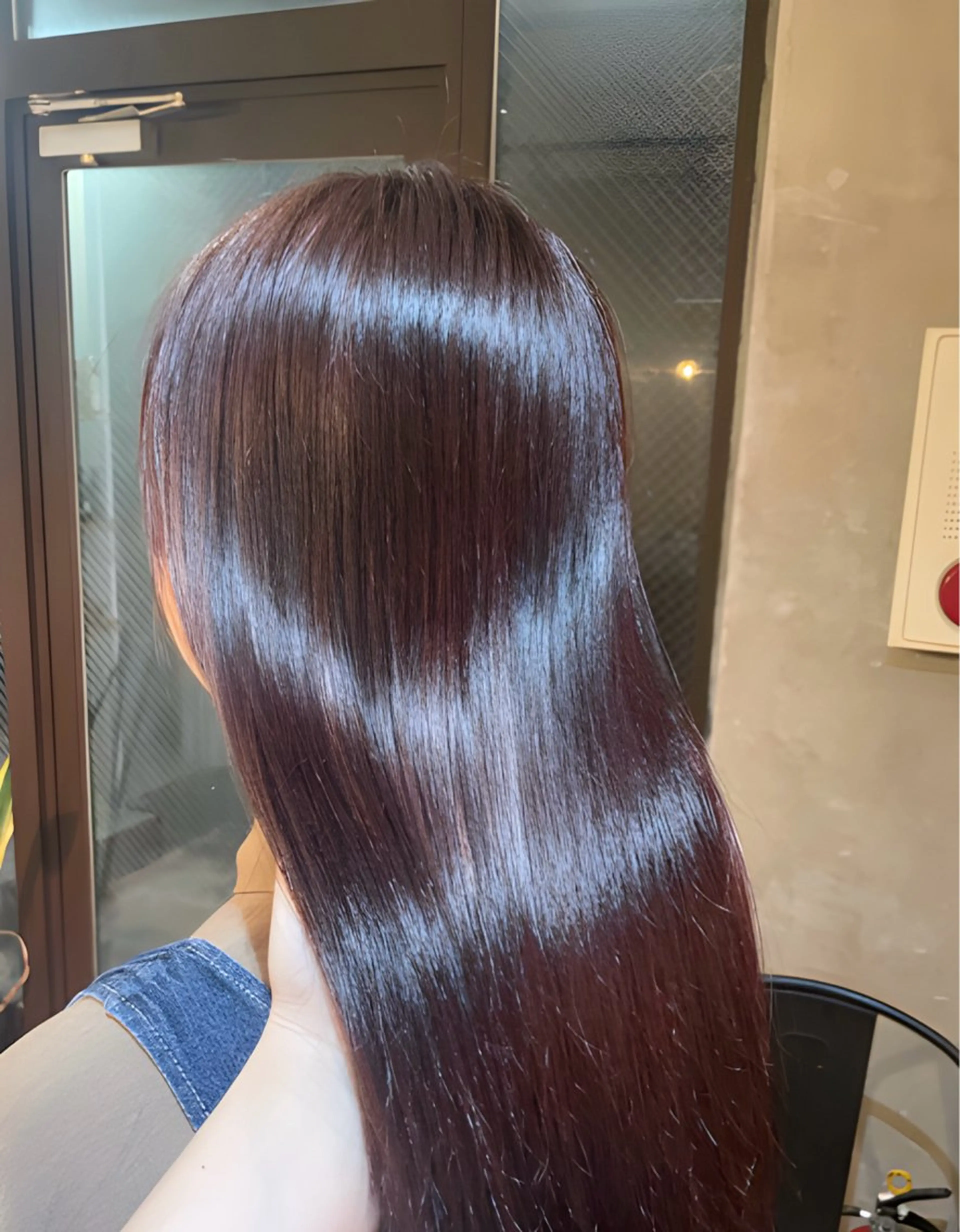 セミロング カラー ブラウンカラー ピンクカラー ピンクブラウン カット ヘアカラー saya 🌟 レイヤー/ツヤ髪のヘアスタイル