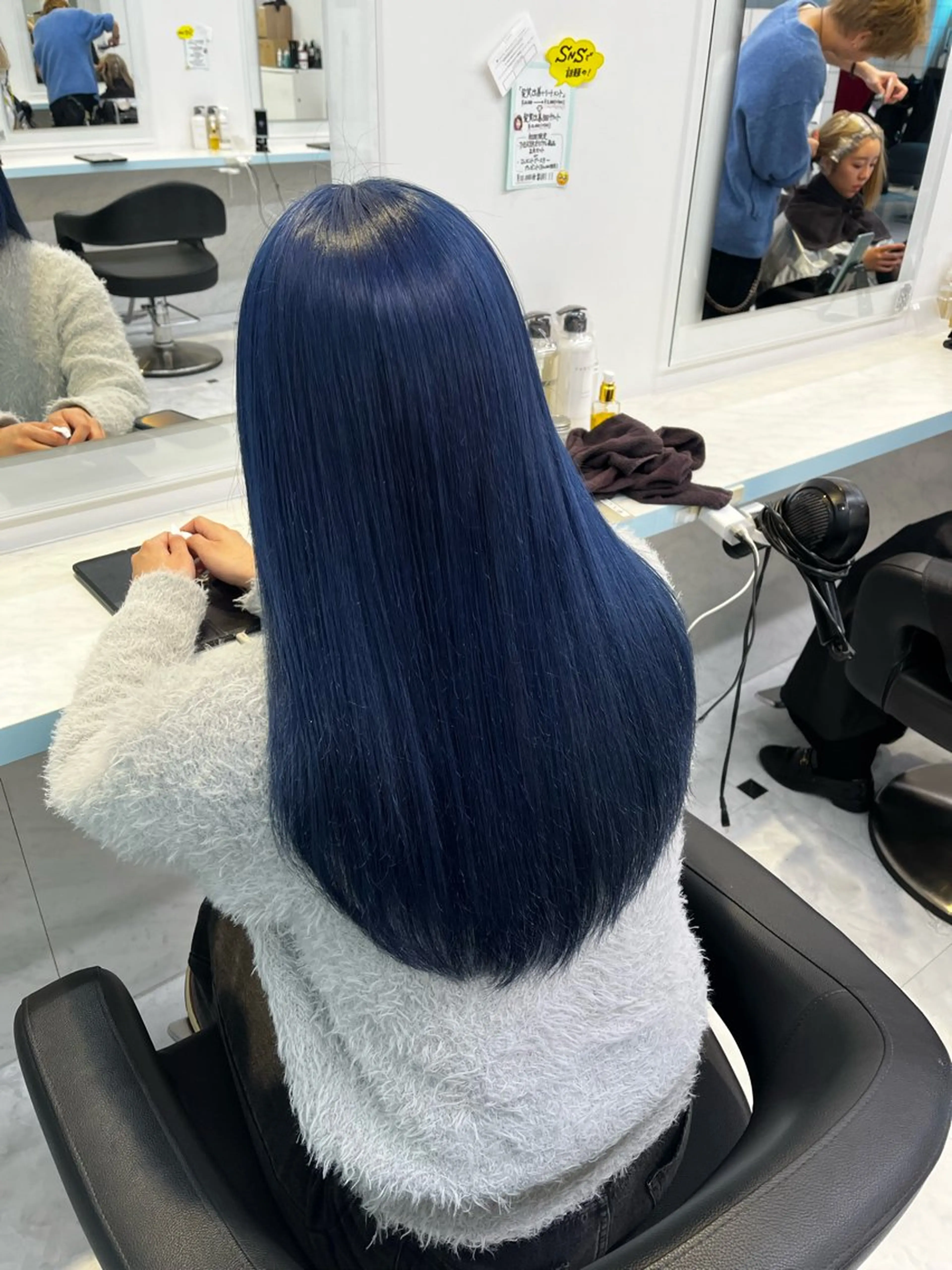 ロング カラー ヘアカラー トリートメント ブリーチカラー 🩵MIZUKIのヘアスタイル