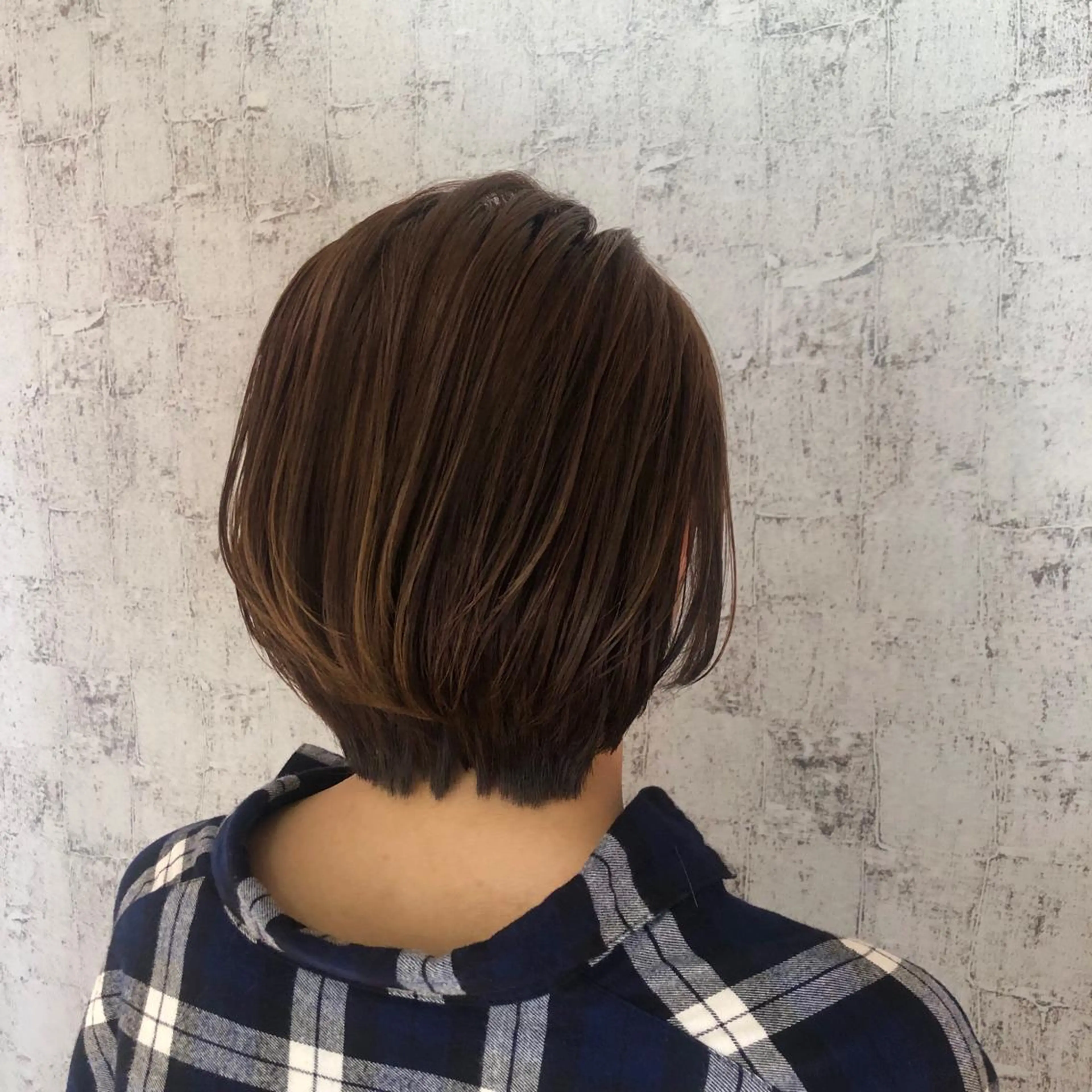 ショート カラー イルミナカラー 小顔レイヤー/ ベージュ🤍Rieのヘアスタイル