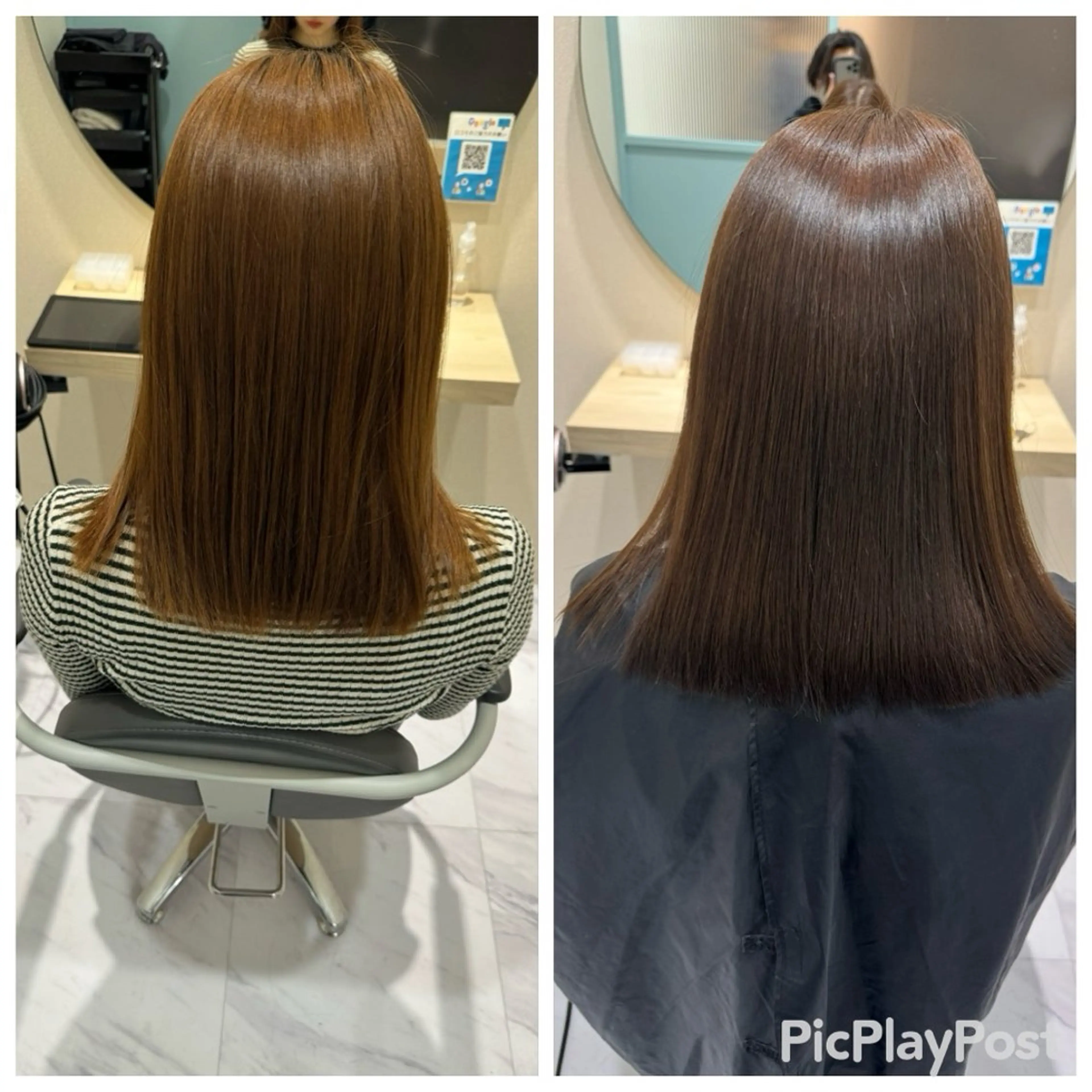 ミディアム 縮毛矯正 トリートメント 丹野 圭太のヘアスタイル