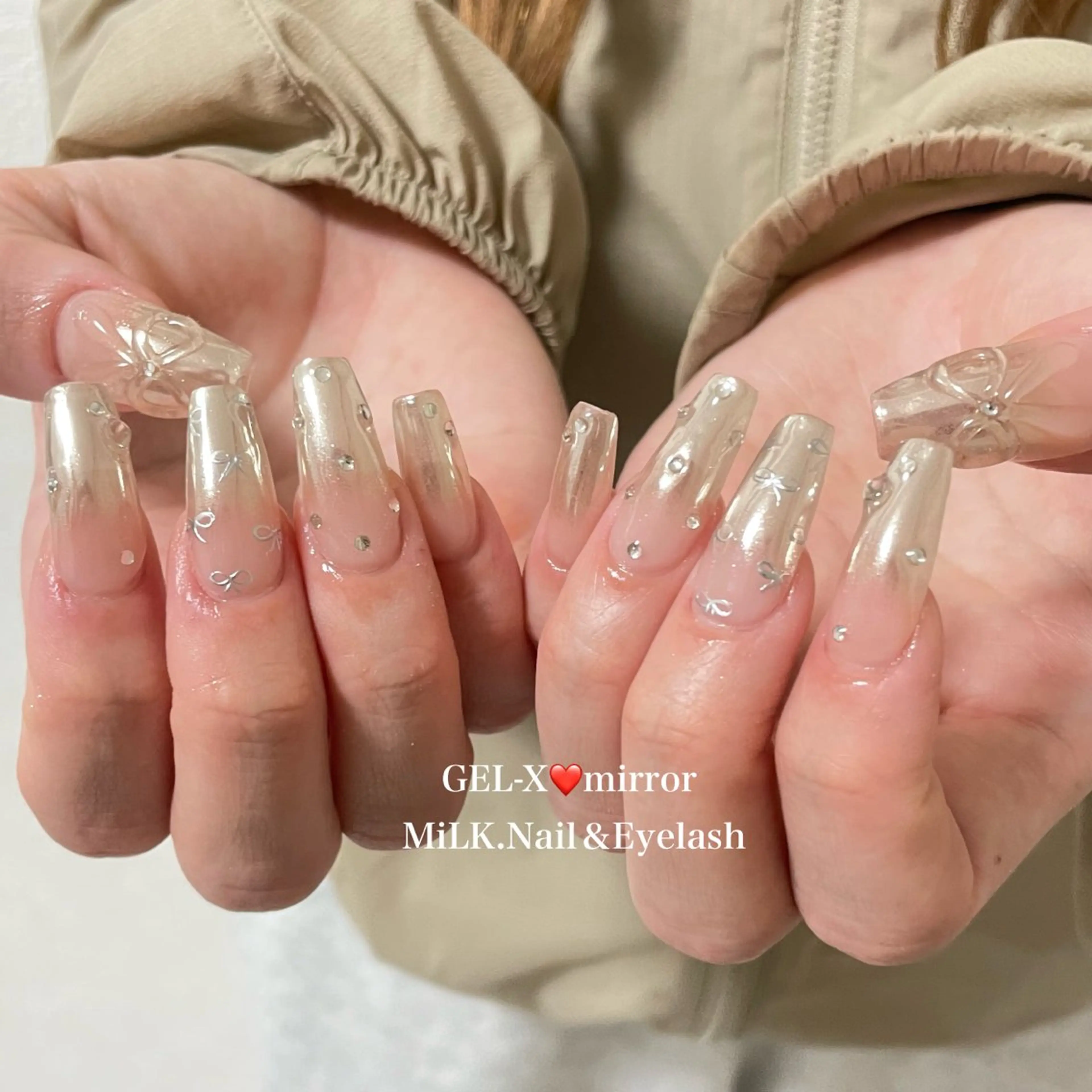 ネイル ハンドネイル MiLK. wakaのマツエク・マツパデザイン