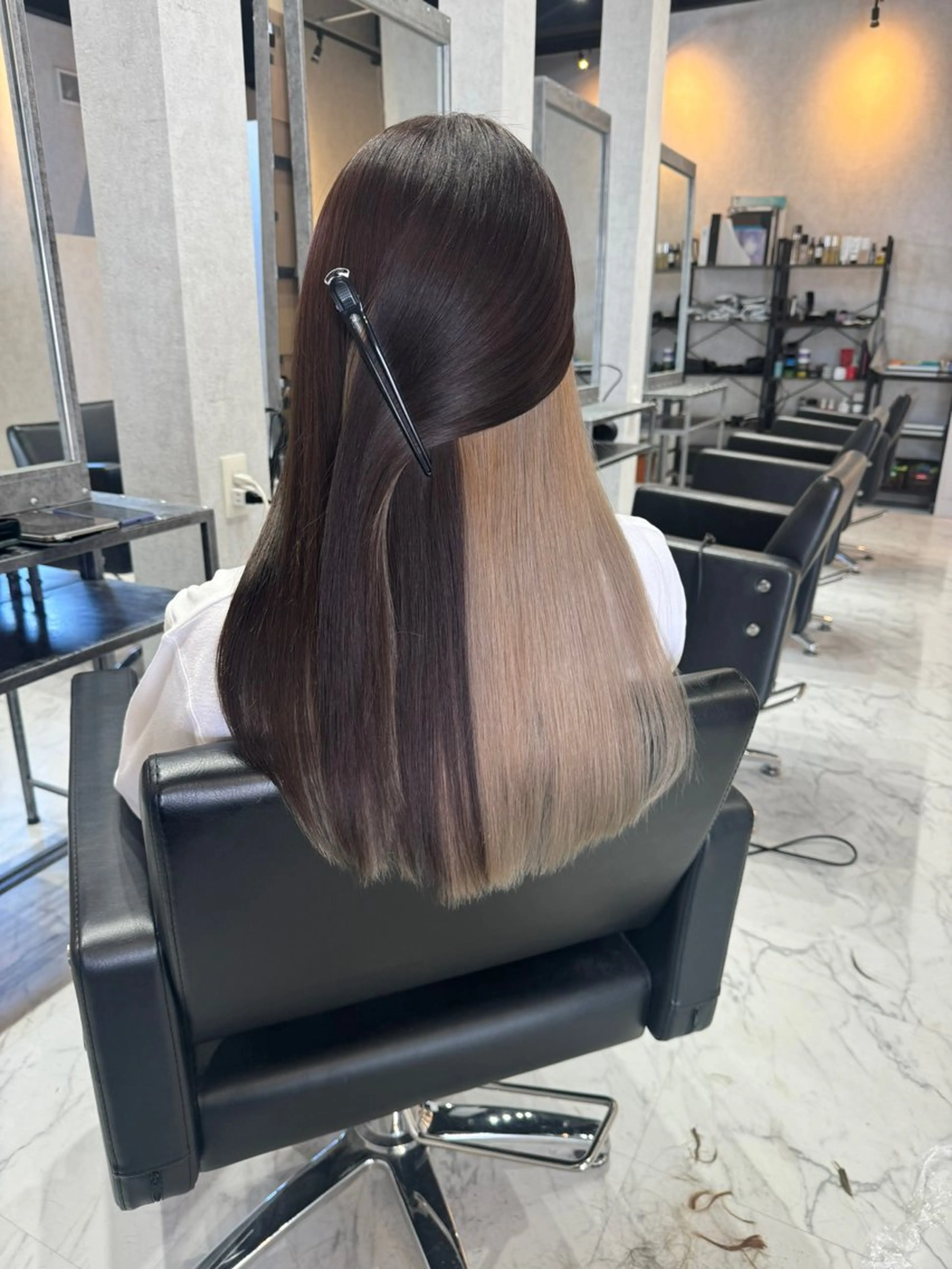 ロング ヘアアレンジ ショートボブ ボブ 外国人風カラー ハイライト 髪質改善 アンドウ ユウ/ レイヤーカット/韓国のヘアスタイル