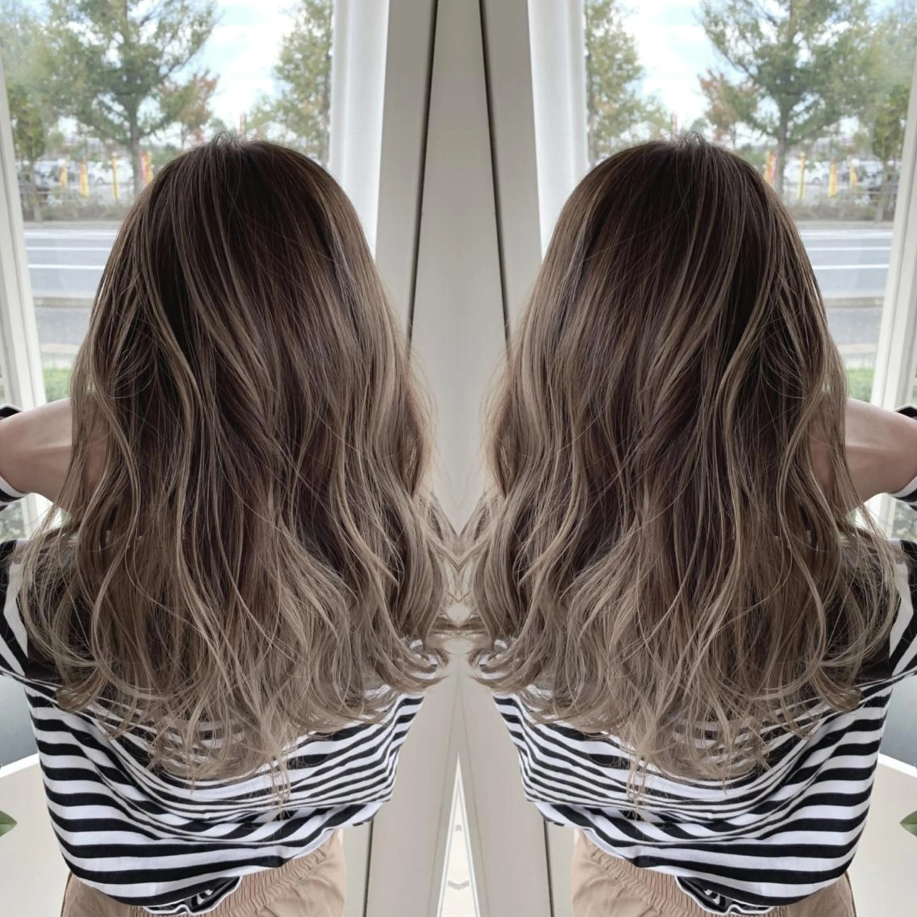 ロング カラー EARTH石巻店 尾形  裕のヘアスタイル