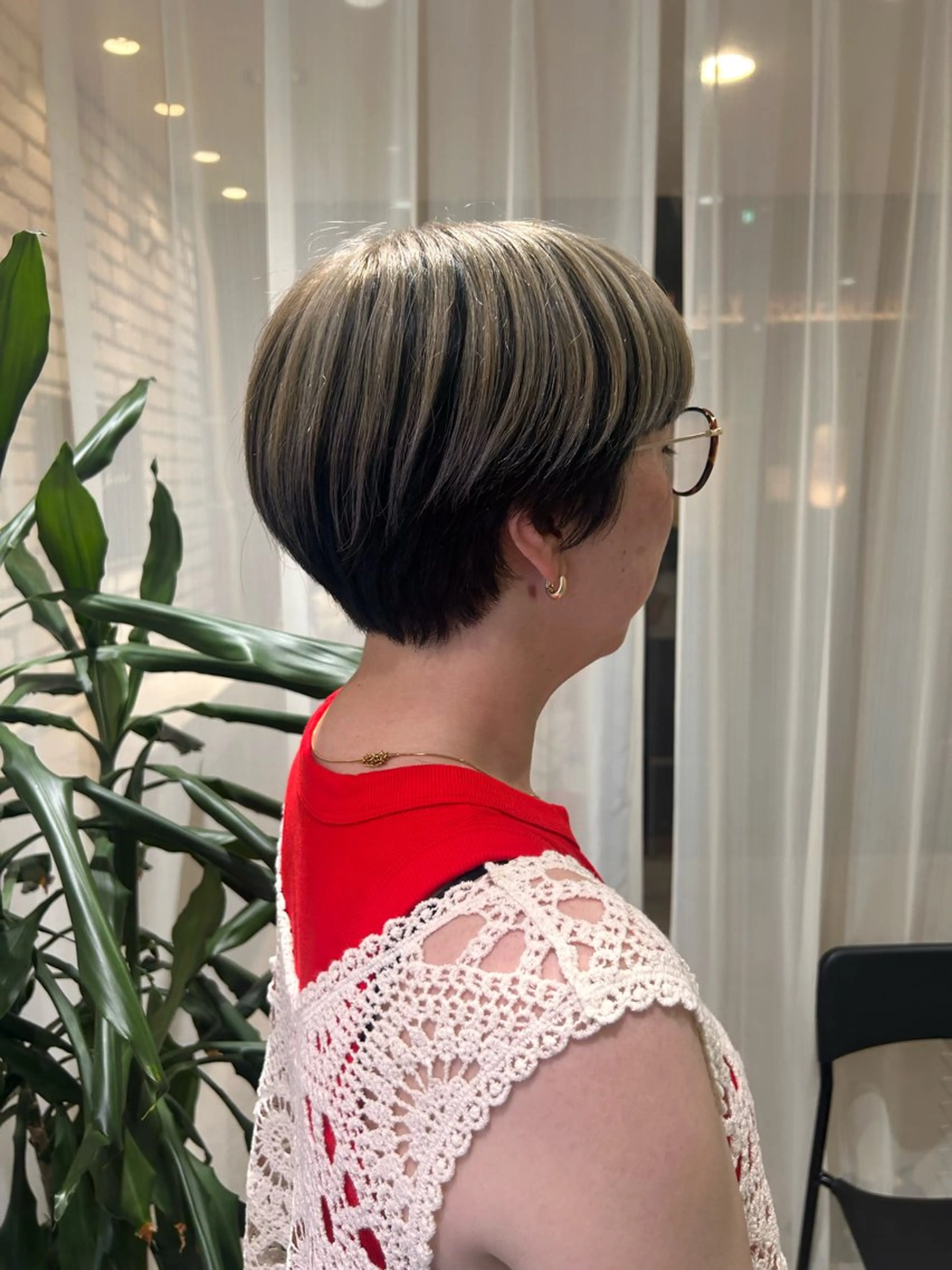 ショート 🤎オリーブカラー× パーマ特化💫森口のヘアスタイル