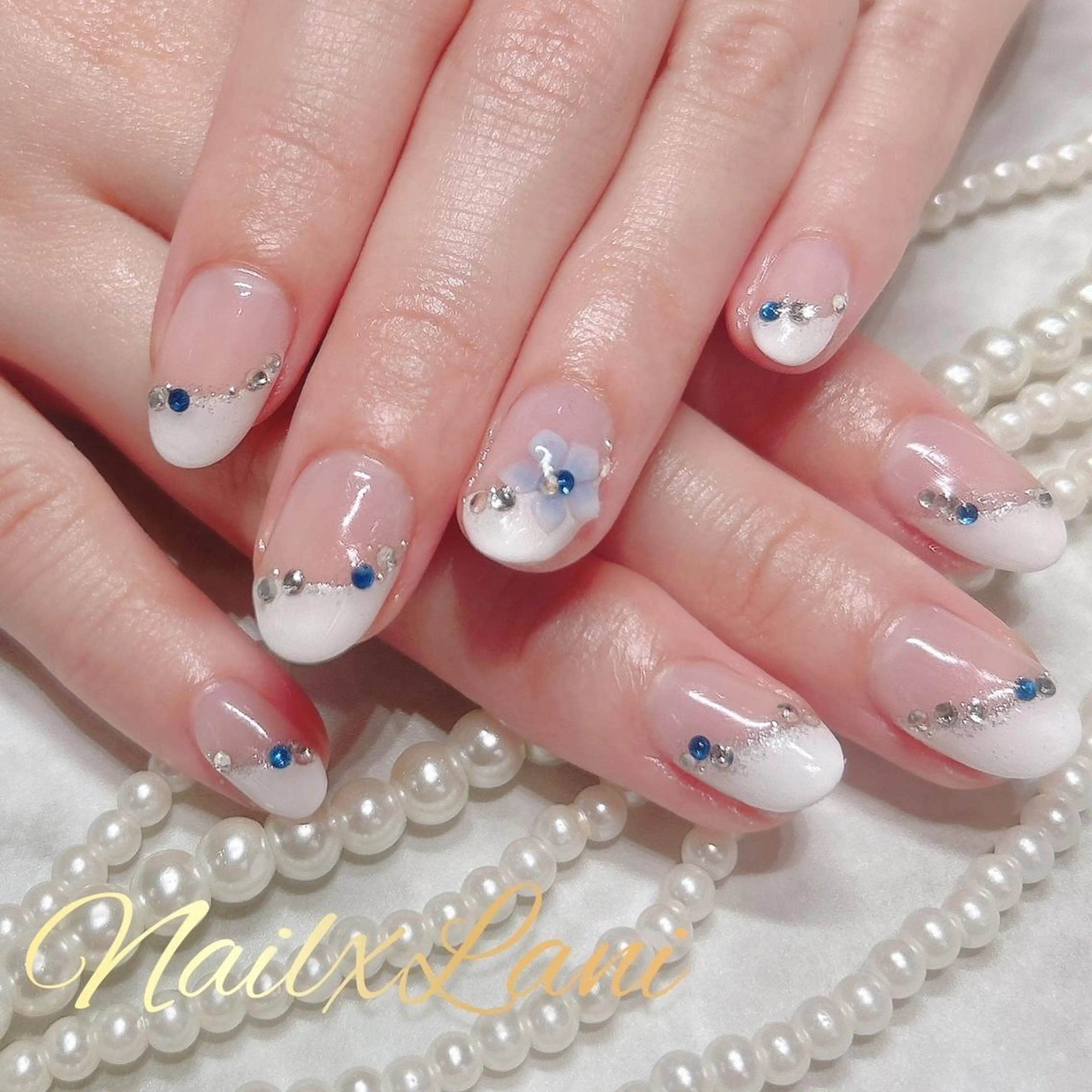 ネイル ネイル クロス ラニ 深爪矯正もお任せのネイルデザイン