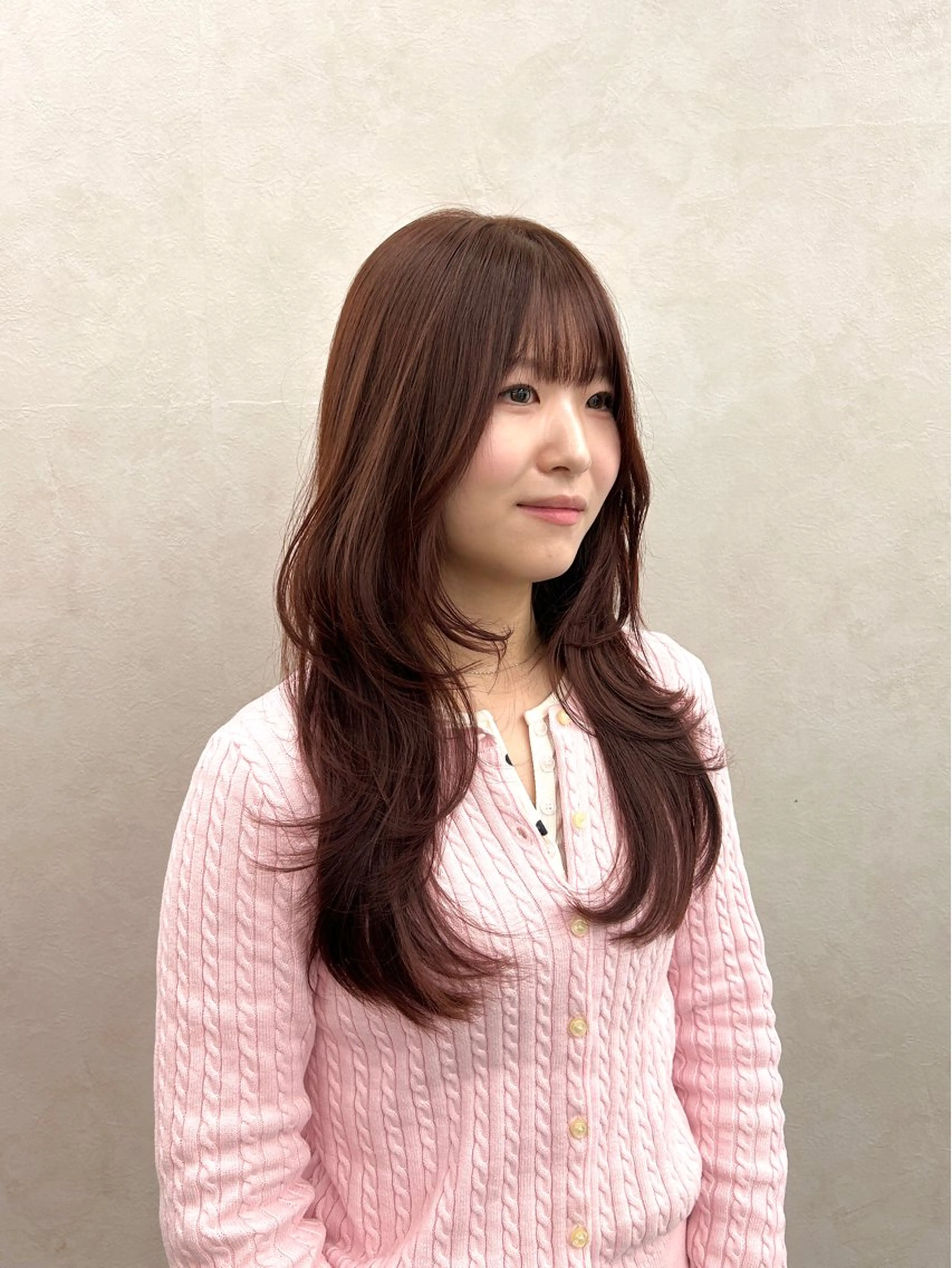 セミロング カラー カット ヘアカラー トリートメント 🌷横浜/レイヤー /艶カラー🌷のヘアスタイル