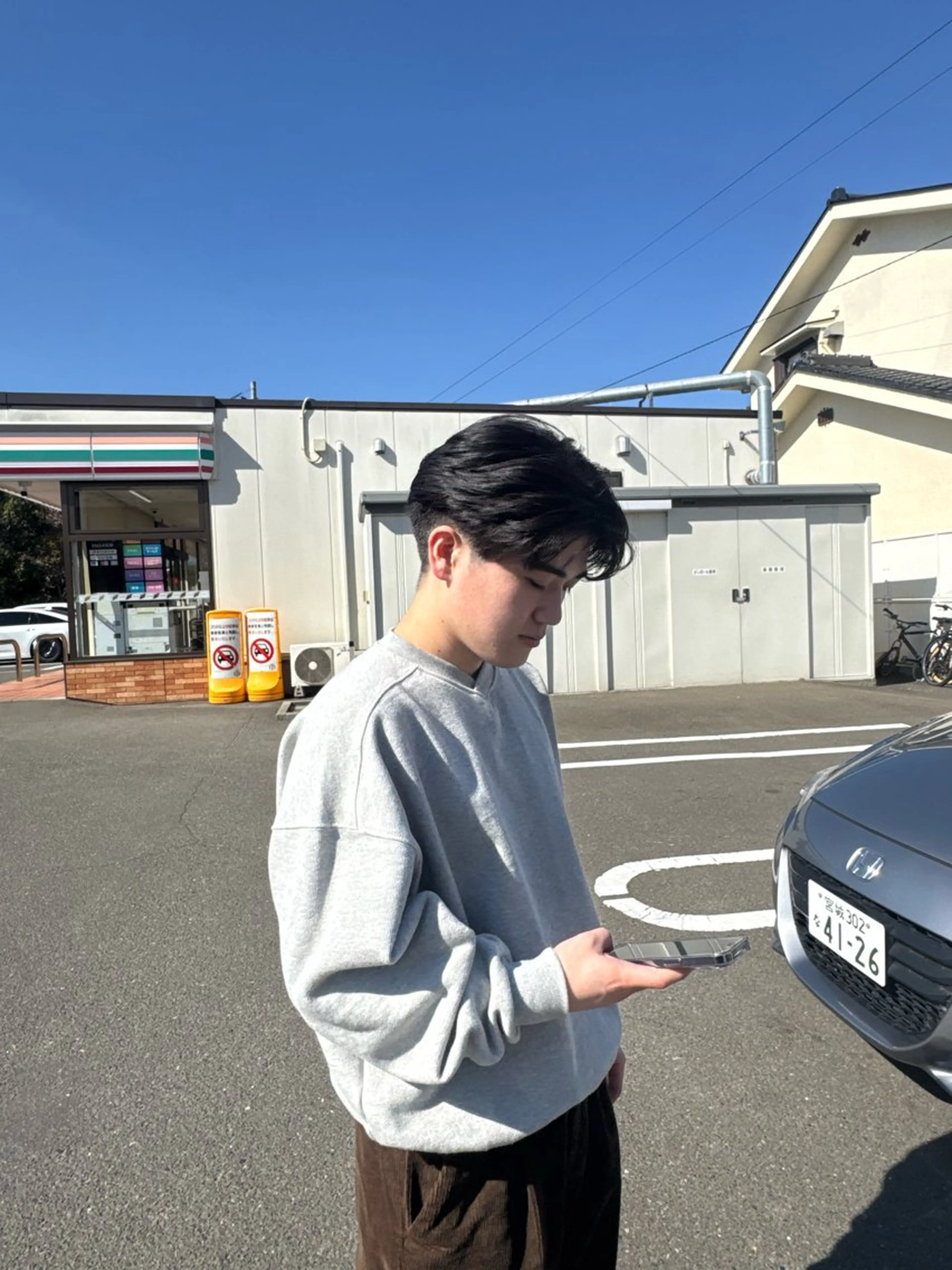 メンズ カット カナモリ ハヤトのヘアスタイル