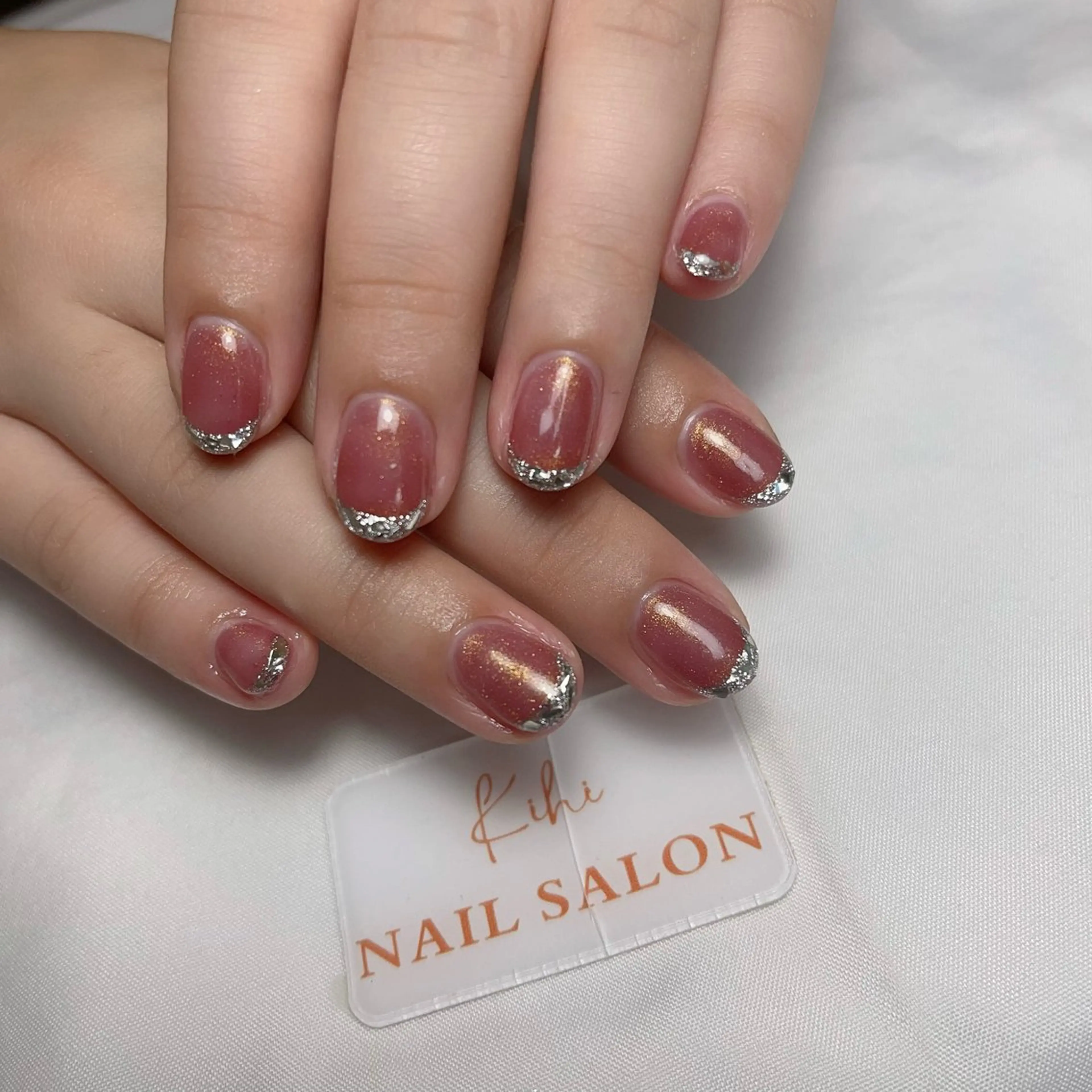 ネイル アートネイル フレンチネイル ジェルネイル グラデーション 韓国ネイル ハンドネイル ハンドケア さくら💮💮 【オフ無料】のネイルデザイン