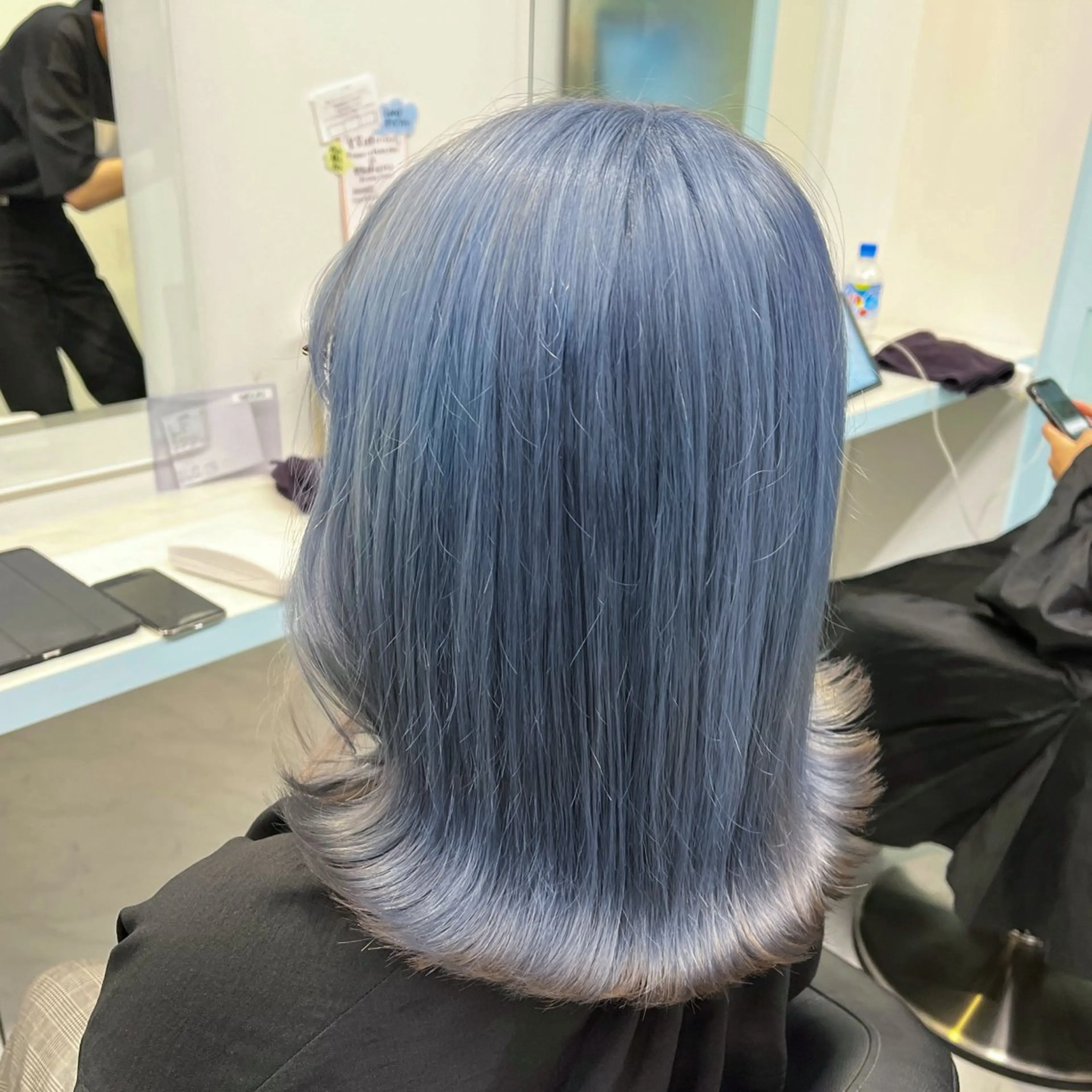 ミディアム カラー ヘアカラー トリートメント ブリーチカラー 🩵MIZUKIのヘアスタイル