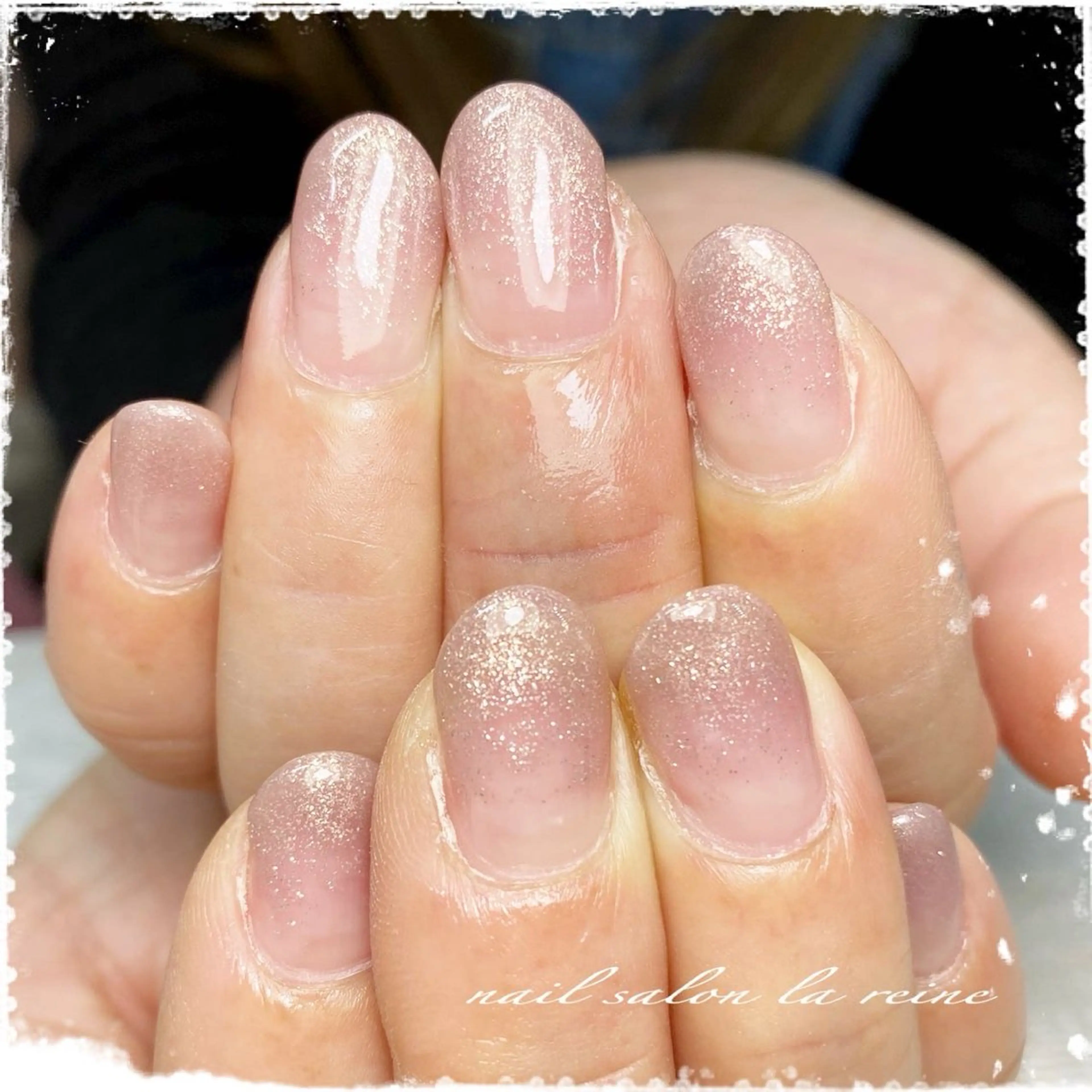 ネイル ラメ(グリッター) ハンドネイル nail salon la reineのネイルデザイン