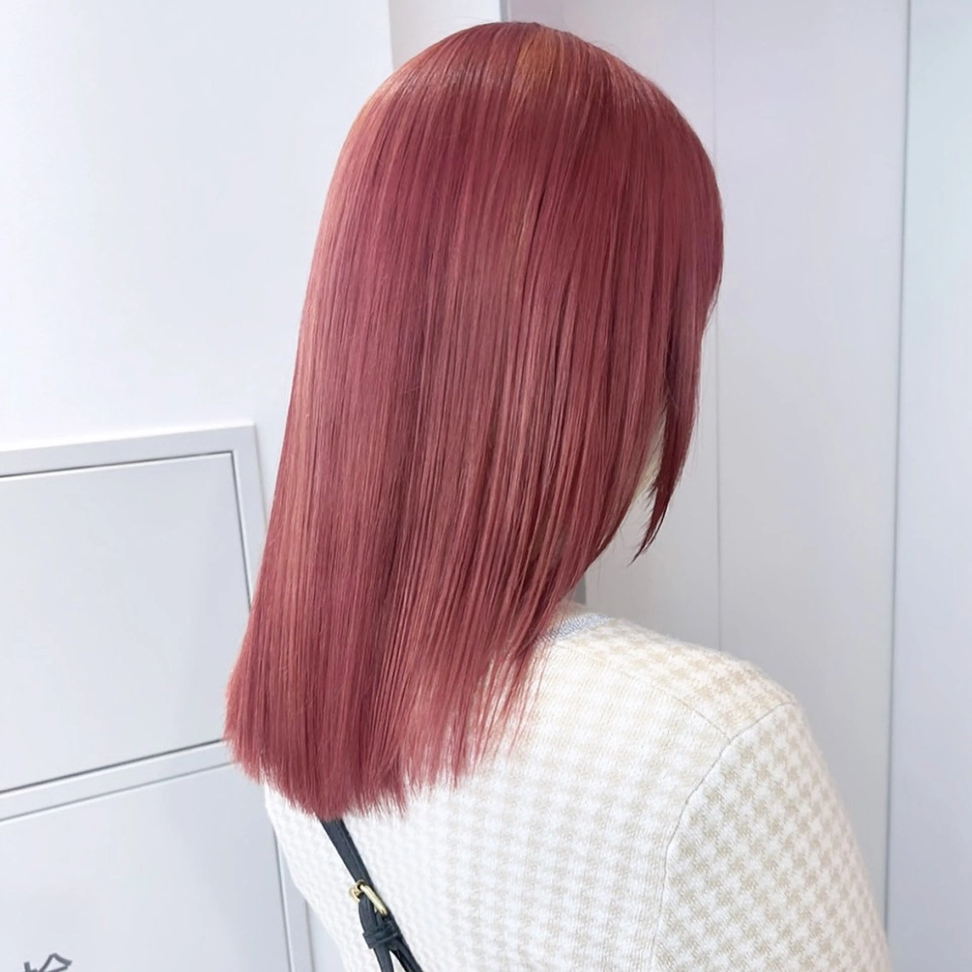 ミディアム カラー 🍒暖色✖️レイヤー ／Haruna🍒のヘアスタイル