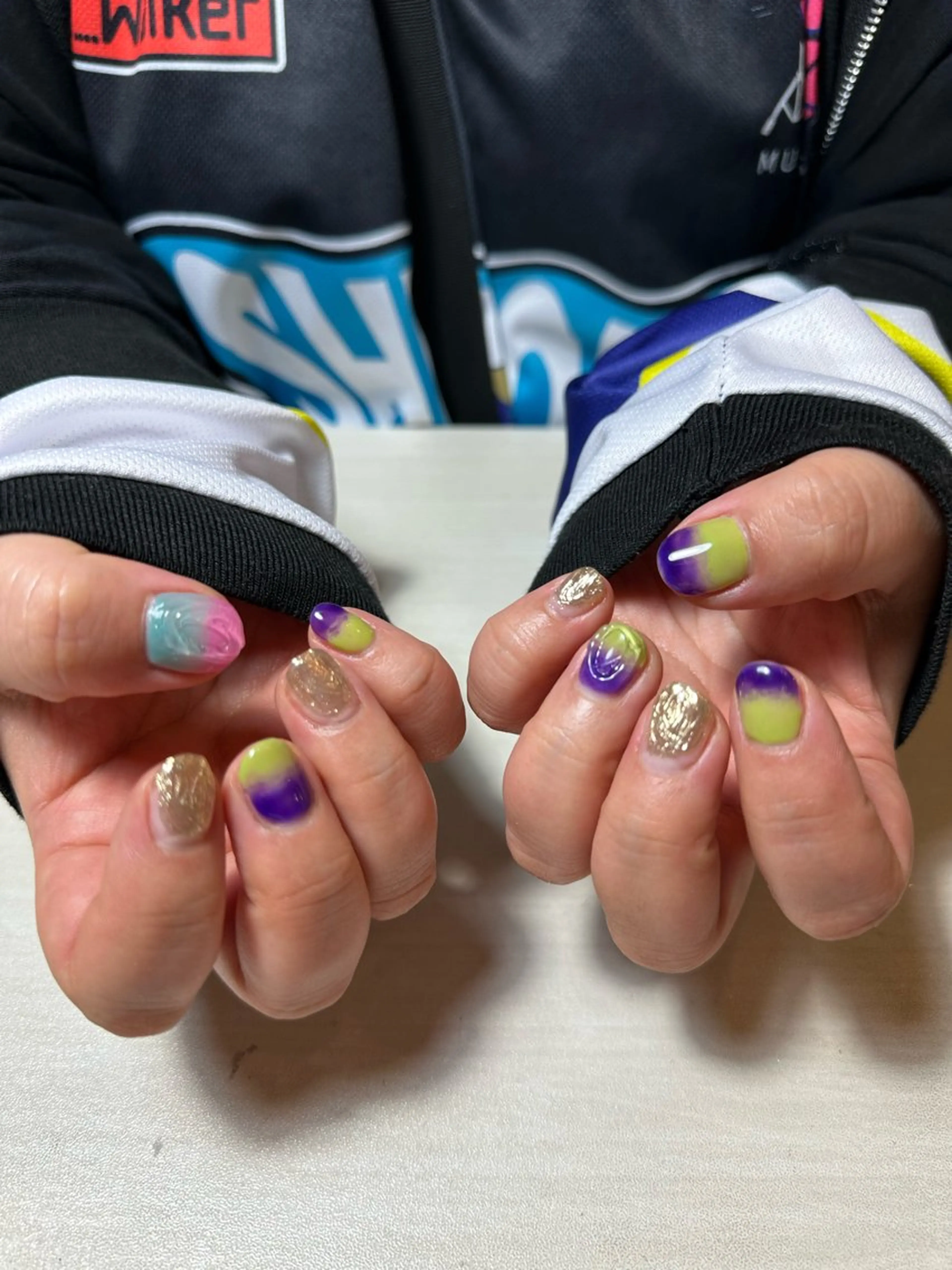 ネイル アートネイル LMN Rei🐰ᩚのネイルデザイン