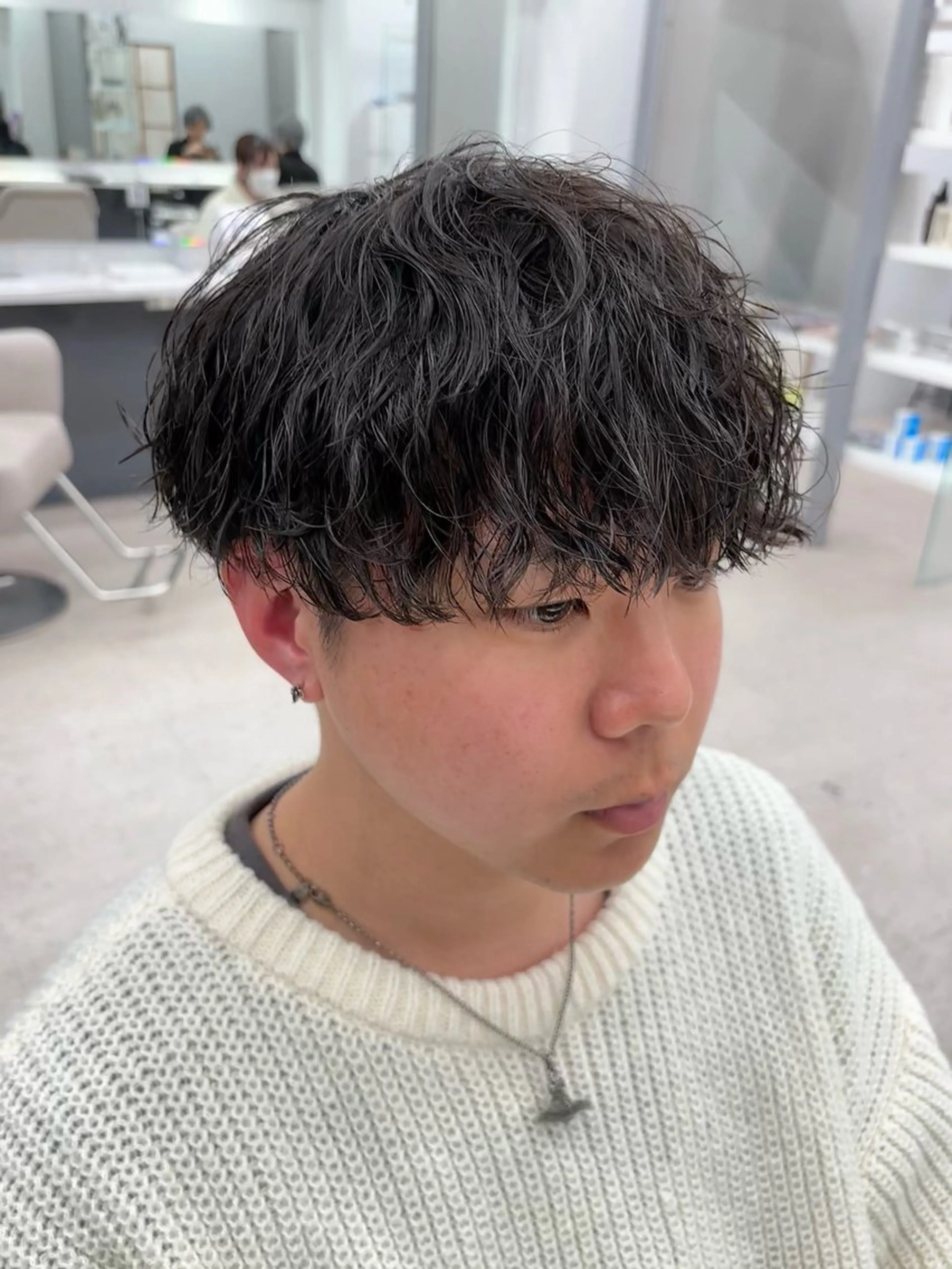 パーマ メンズ カット パーマ 🍐シャドウパーマ メンズ特化/守岡🍐のヘアスタイル