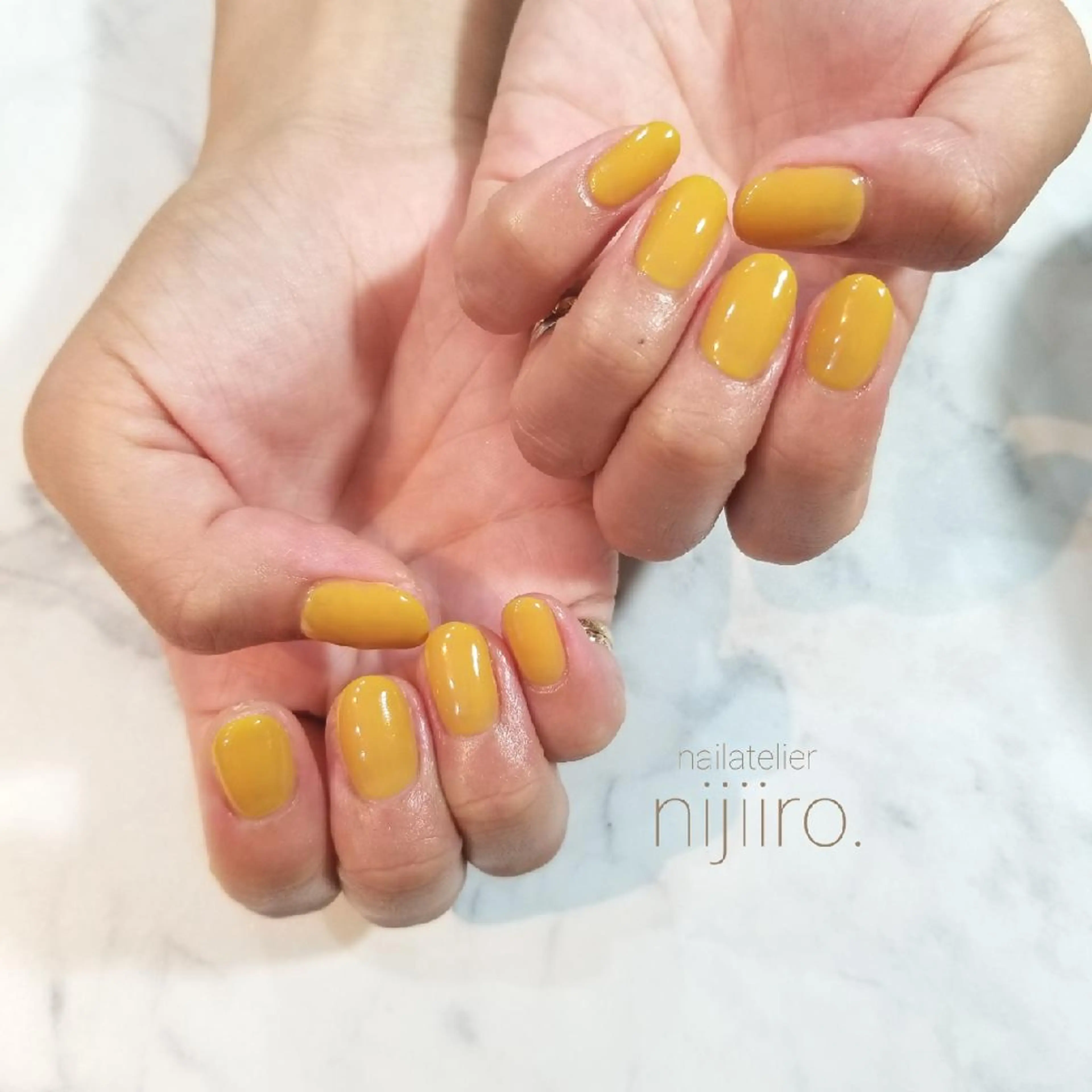 ネイル ワンカラーネイル シンプルネイル ハンドネイル nijiiro🌈 サトウのネイルデザイン