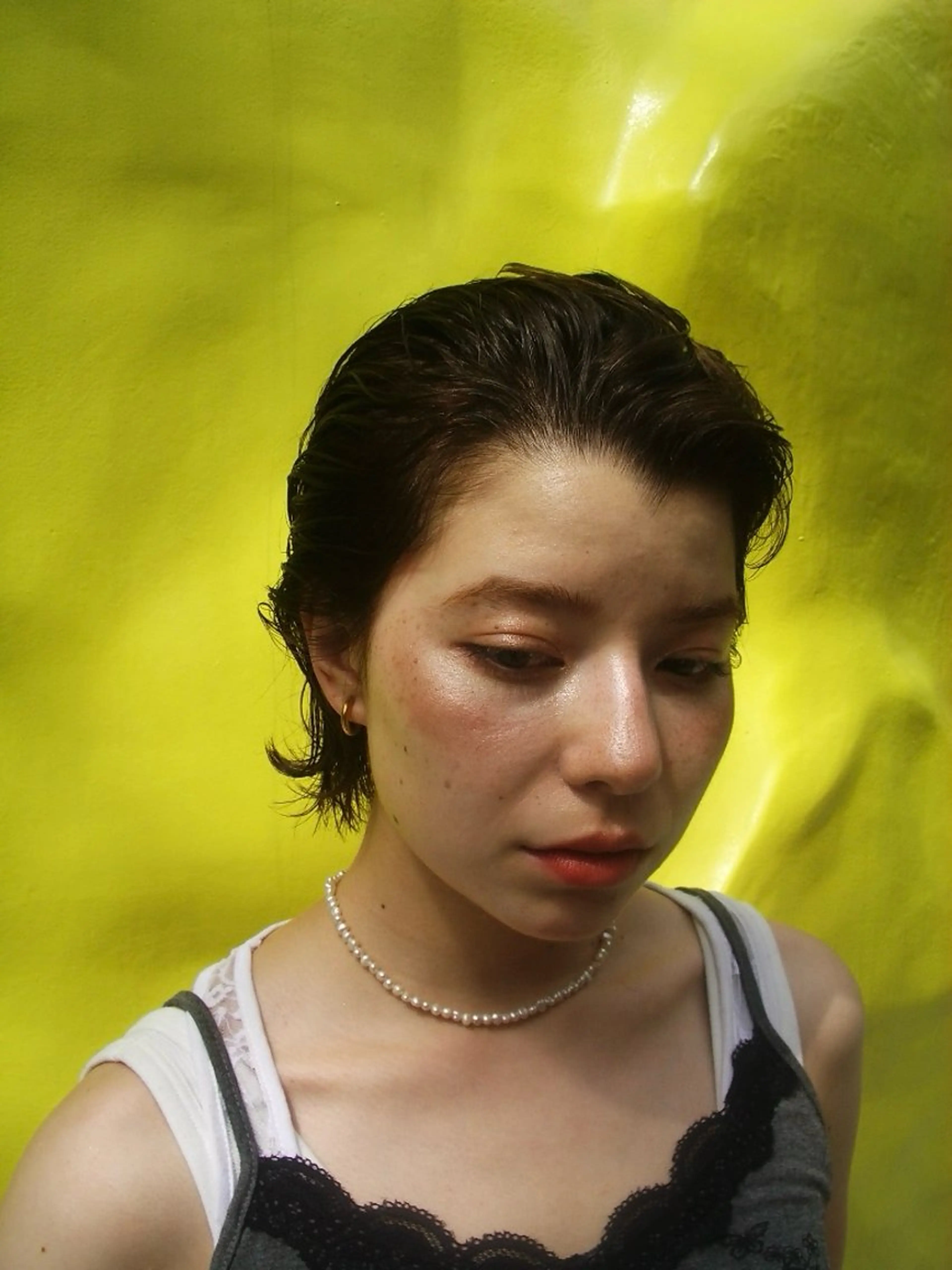 ショート カラー パーマ ヘアアレンジ marino マリノのヘアスタイル