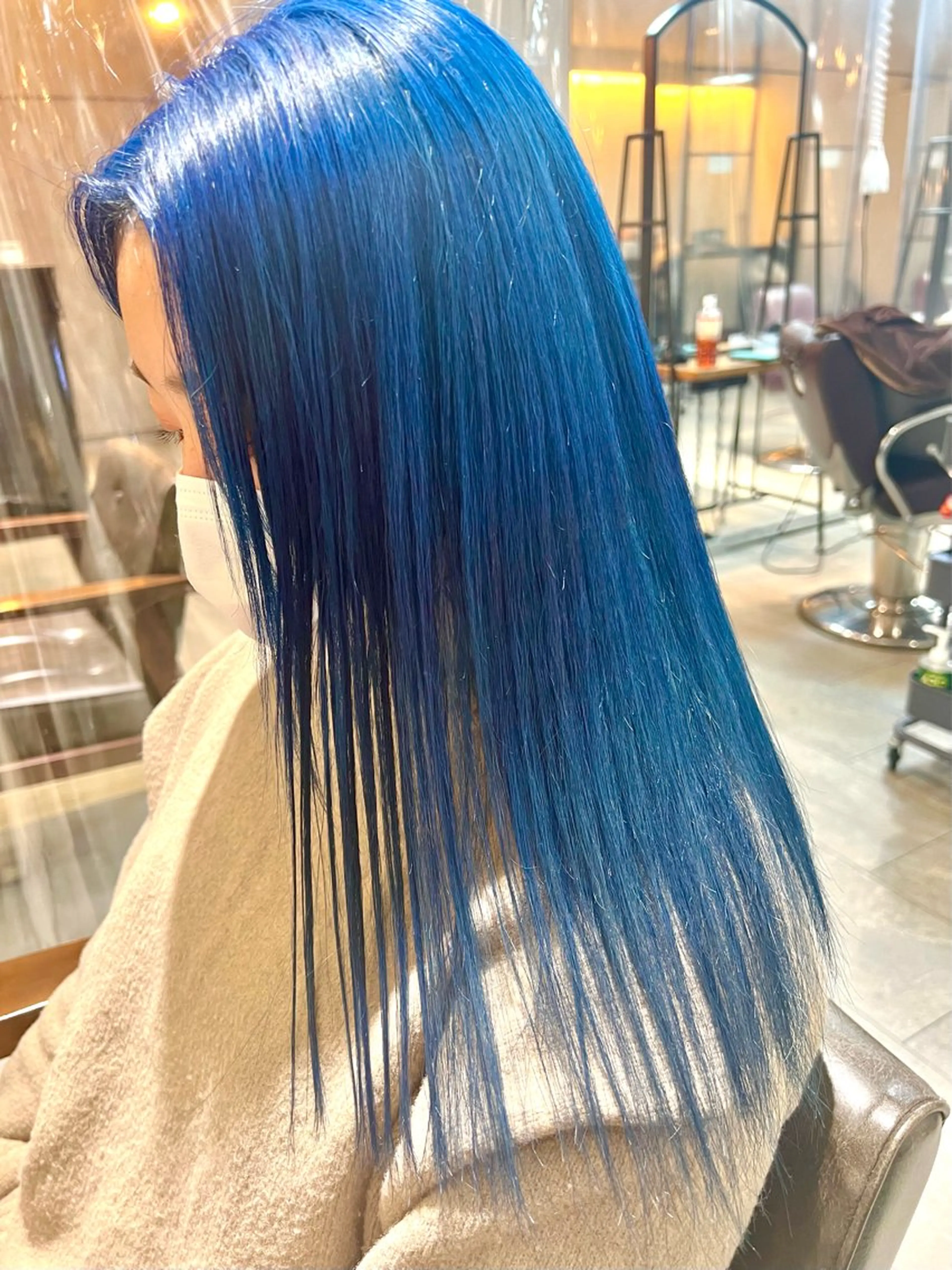 セミロング カラー ヘアアレンジ ヘアカラー トリートメント ヘアセット 🌈インナーカラー ‘ショウマ’🌈のヘアスタイル