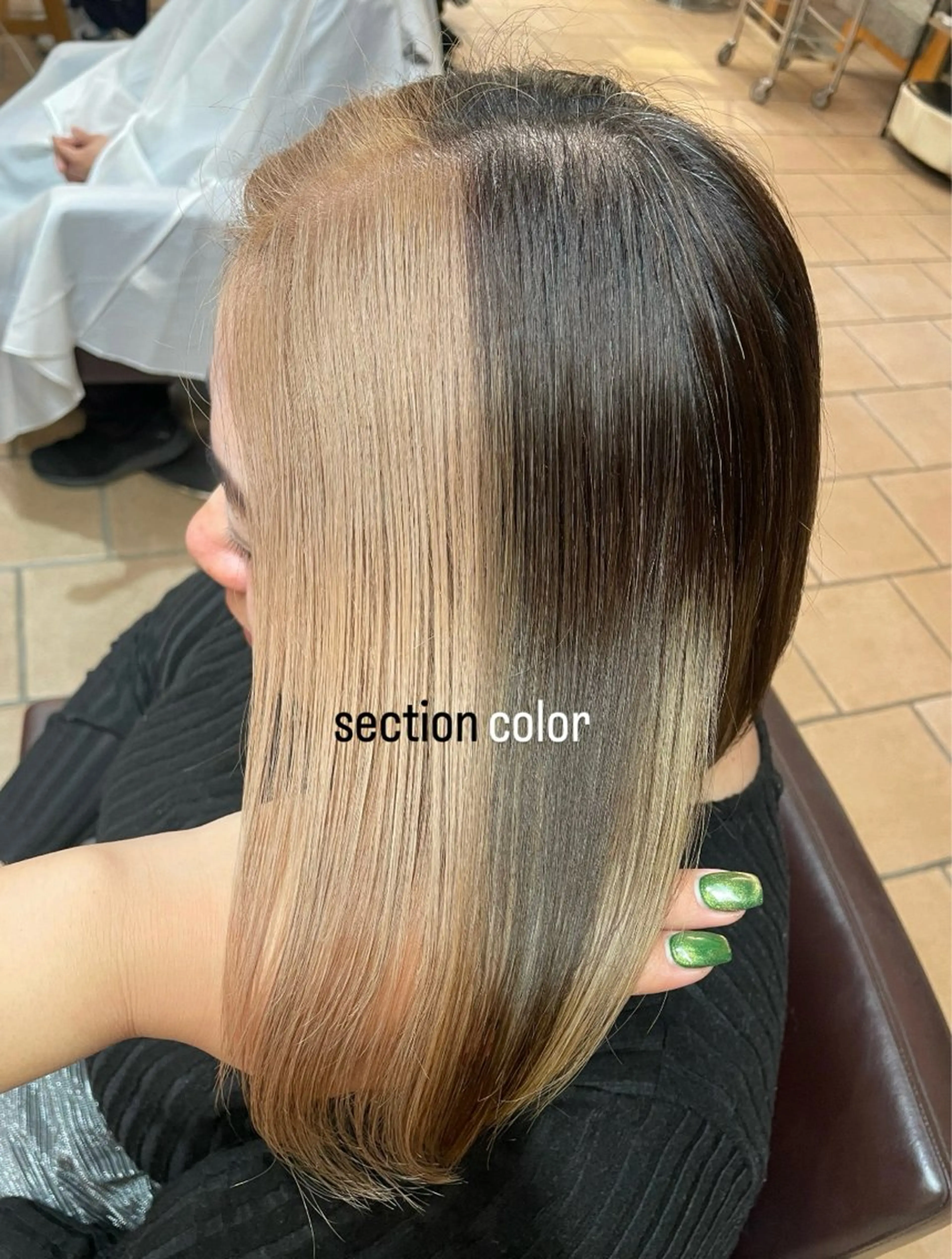 ショート カラー 透明感カラー☆スパ☆ 石上遥楓のヘアスタイル