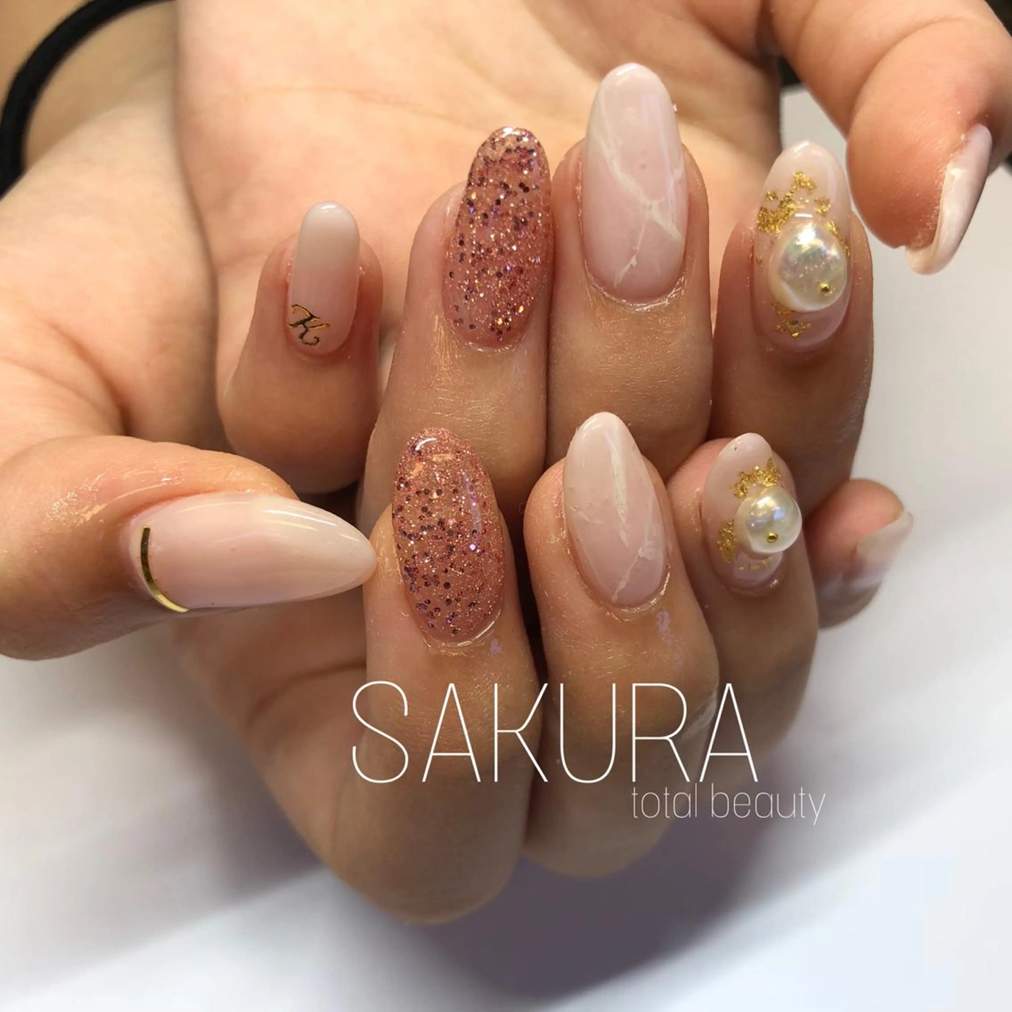 ネイル ハンドネイル フットネイル SAKURA 山野のネイルデザイン