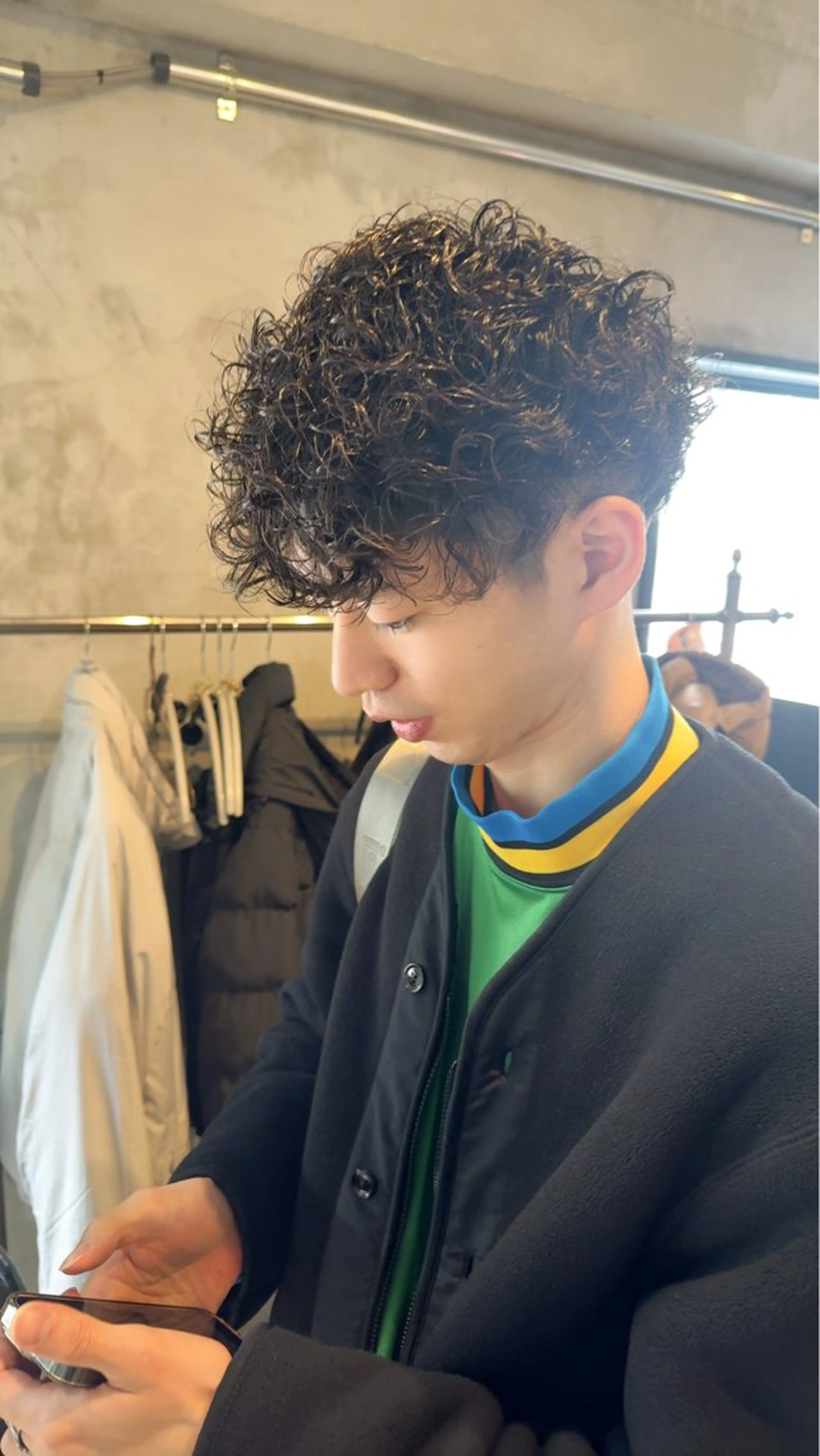 パーマ メンズ メンズパーマ プードルパーマ プードルパーマ &グループ代表取締役 KOHEIのヘアスタイル