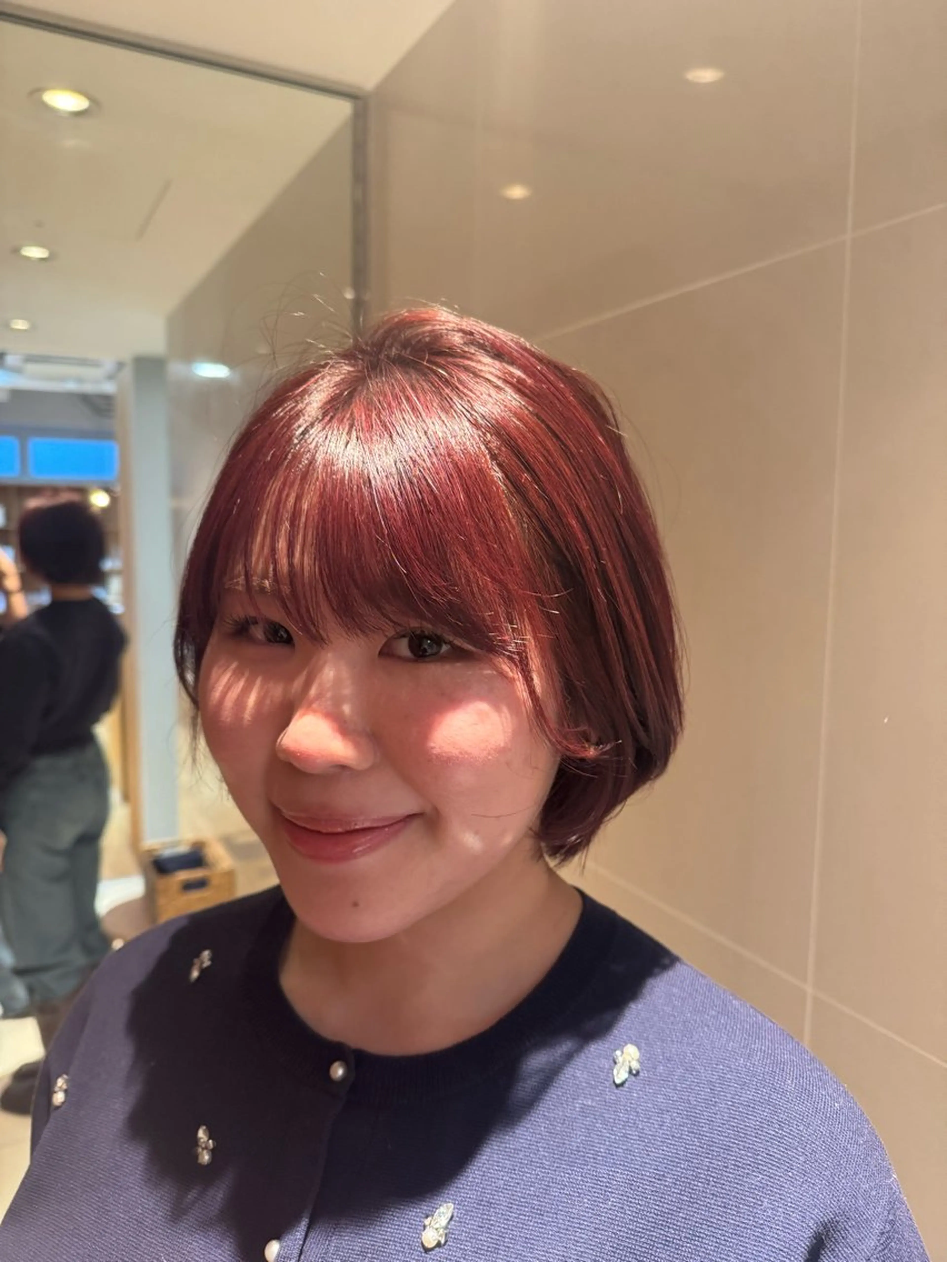 カラー 🌱艶髪ストレート✨ 🦖せりか🦖のヘアスタイル