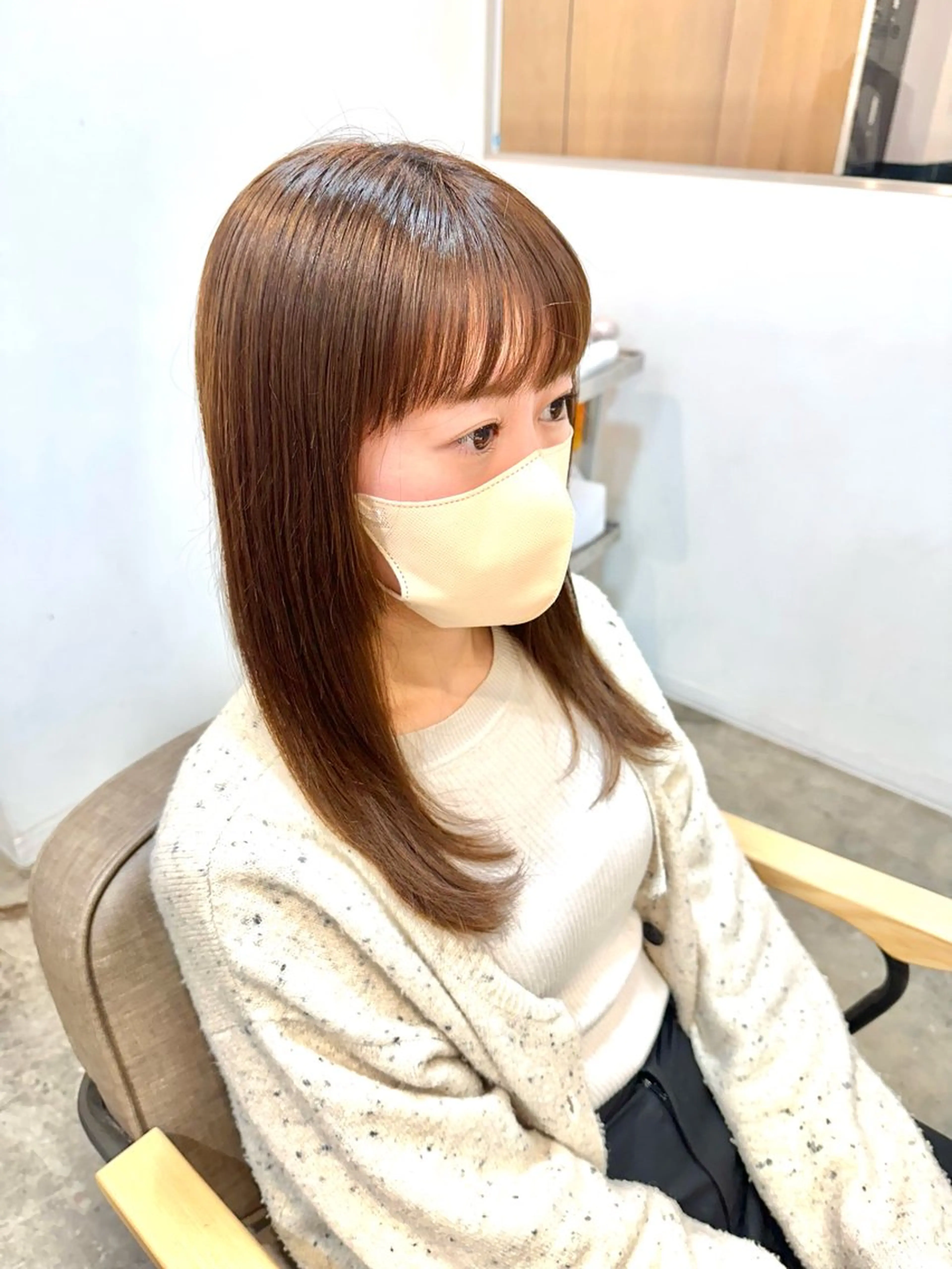 ロング レイヤーカット ロング ボブ特化美容師 /荒井悠葵のヘアスタイル
