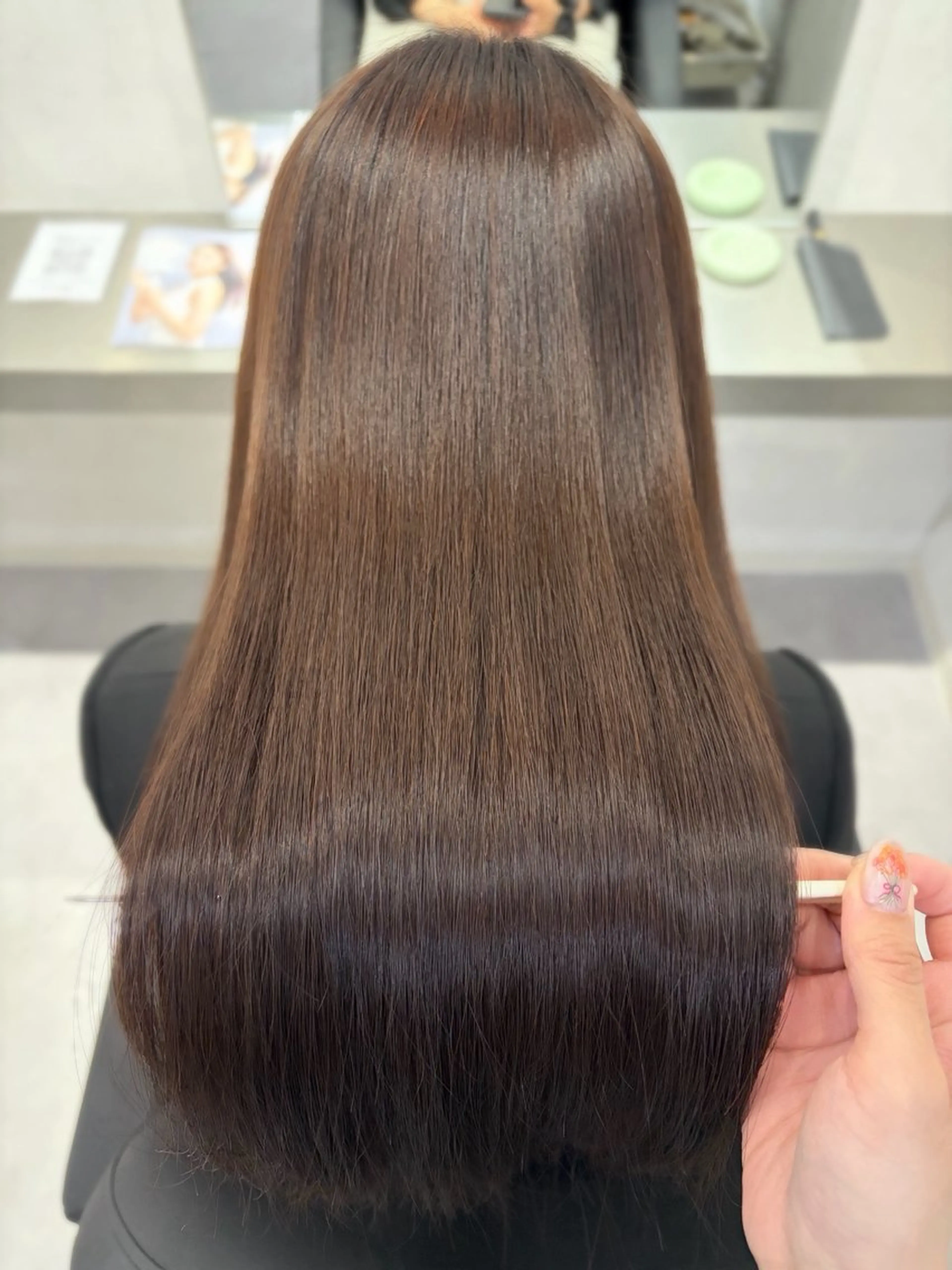 ロング 縮毛矯正 カット 縮毛矯正 🫧縮毛矯正支持率 No.1 ほのか🫧のヘアスタイル