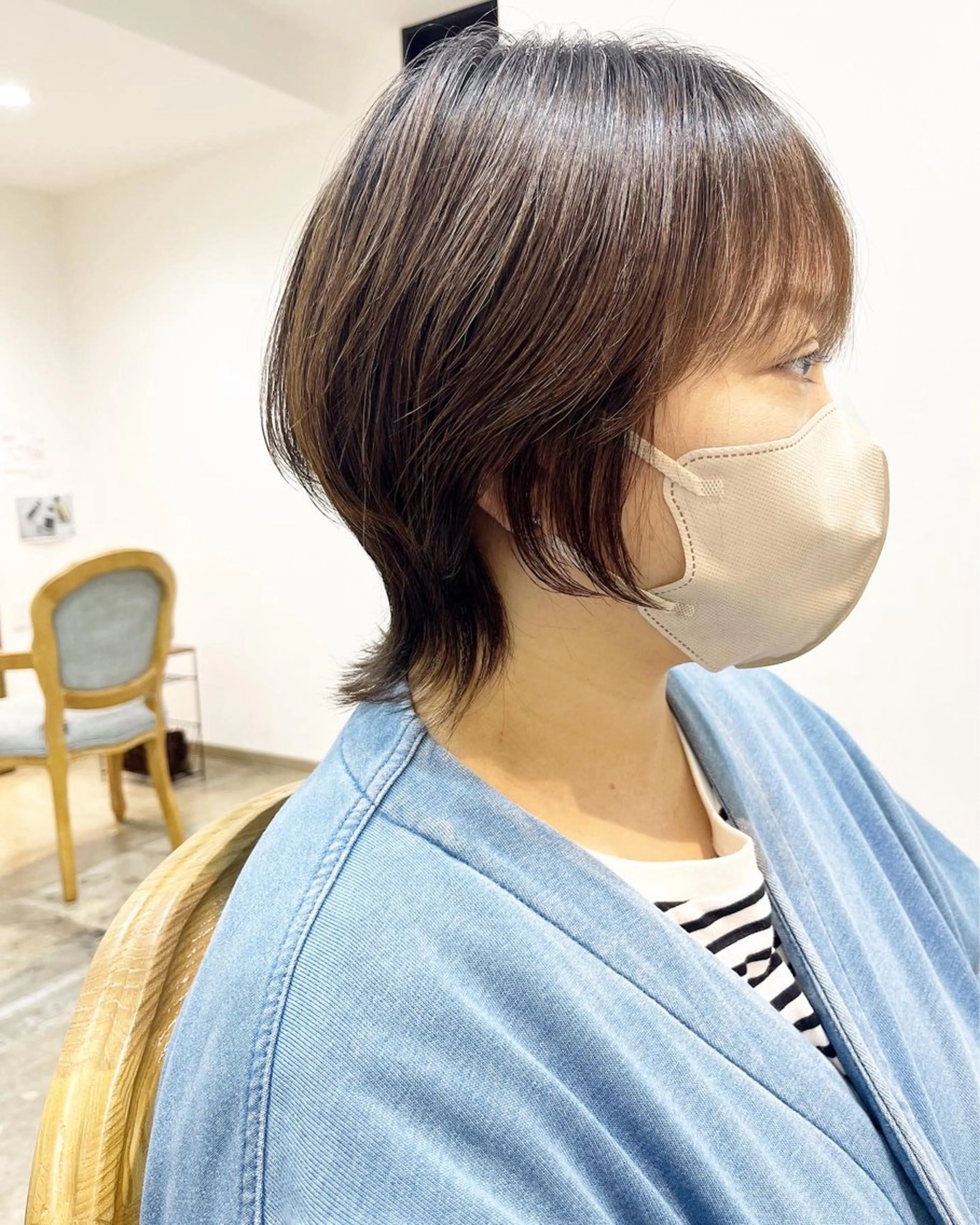 ショート ショートヘア ウルフカット ショート&ボブ井上 菜樹のヘアスタイル