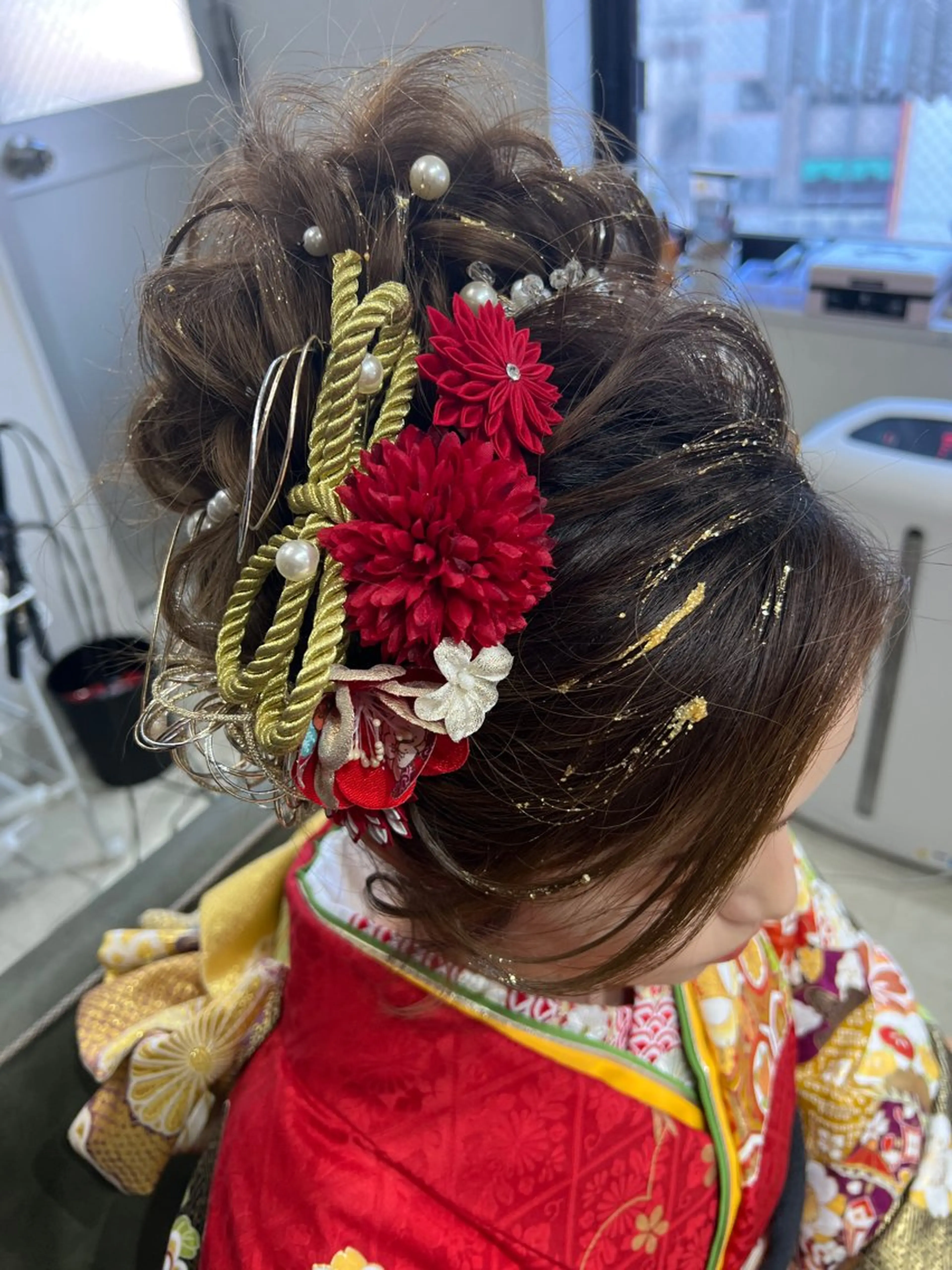 ロング ヘアアレンジ 成人式 山室 敬義のヘアスタイル