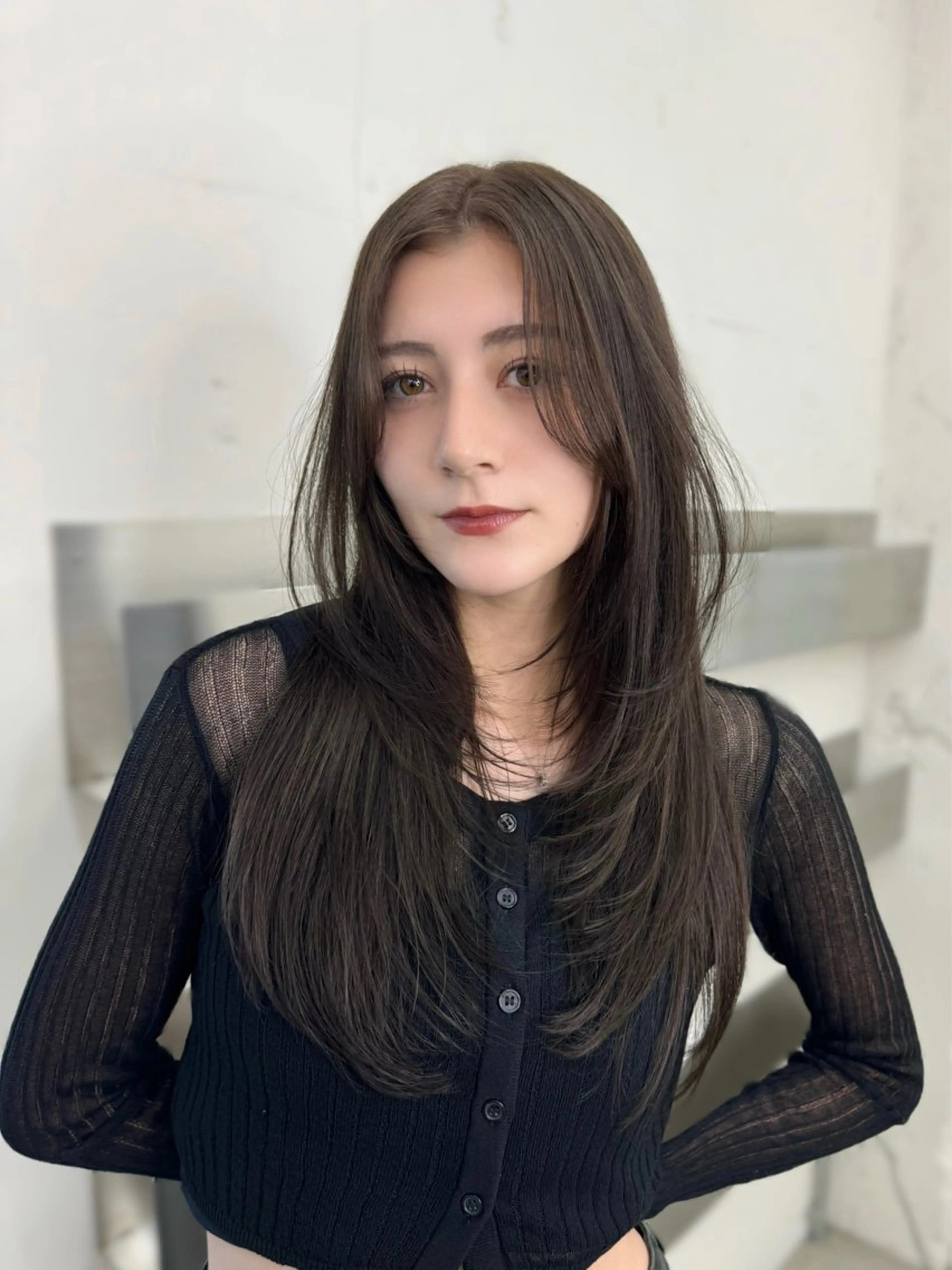 ロング カラー カット ヘアカラー トリートメント 🦋韓国系指名No1 店長/圓山 祐也🦋のヘアスタイル