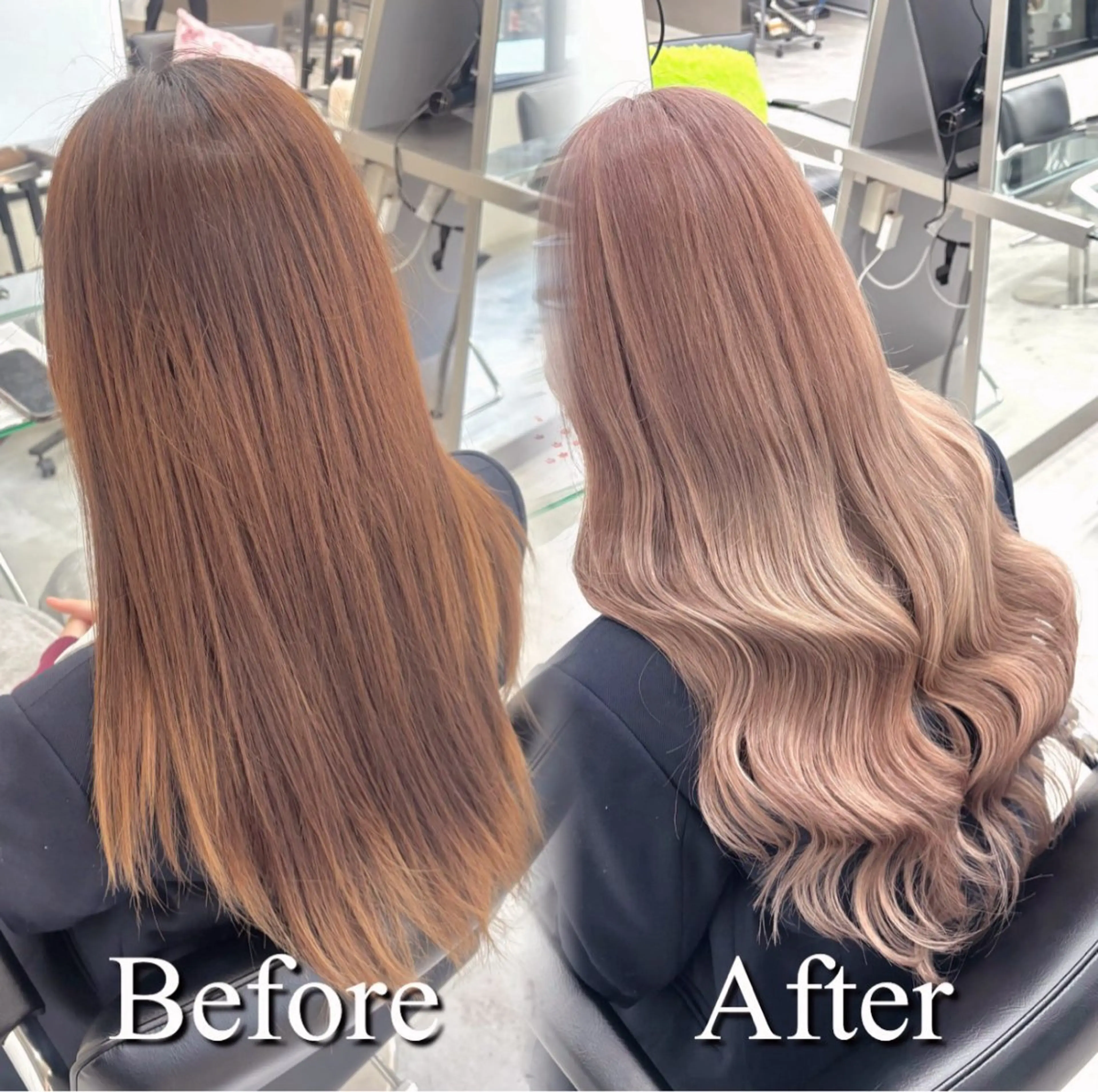 ロング カラー シールエクステ ブリーチ ハイトーンカラー エクステ ヘアカラー トリートメント エクステ ヘアセット 絶対可愛い宣言💝横 浜エクステみさき🪄のヘアスタイル