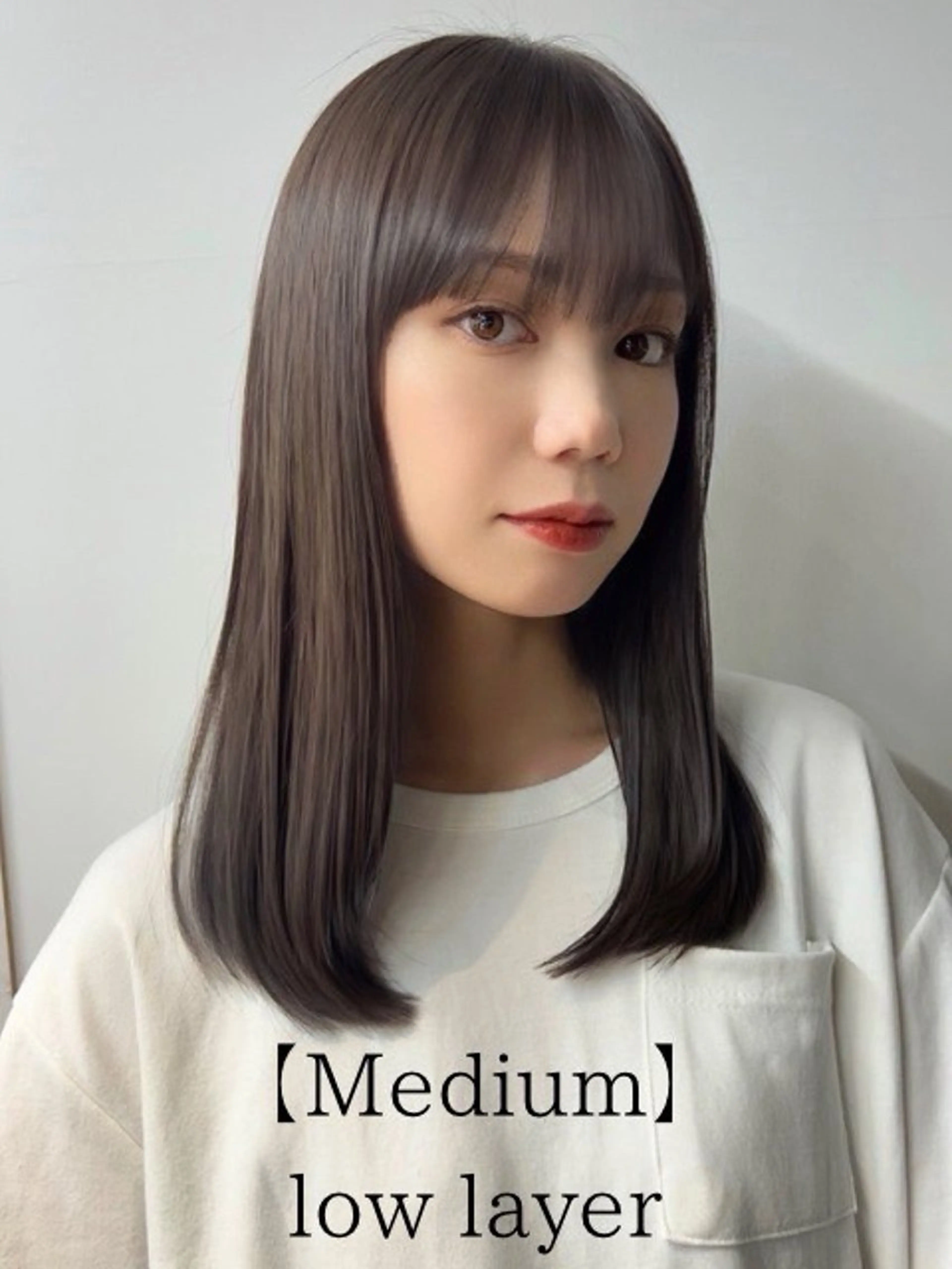 セミロング côte所属・透明感カラー ʜ ᴀ ʀ ᴜのヘアスタイル