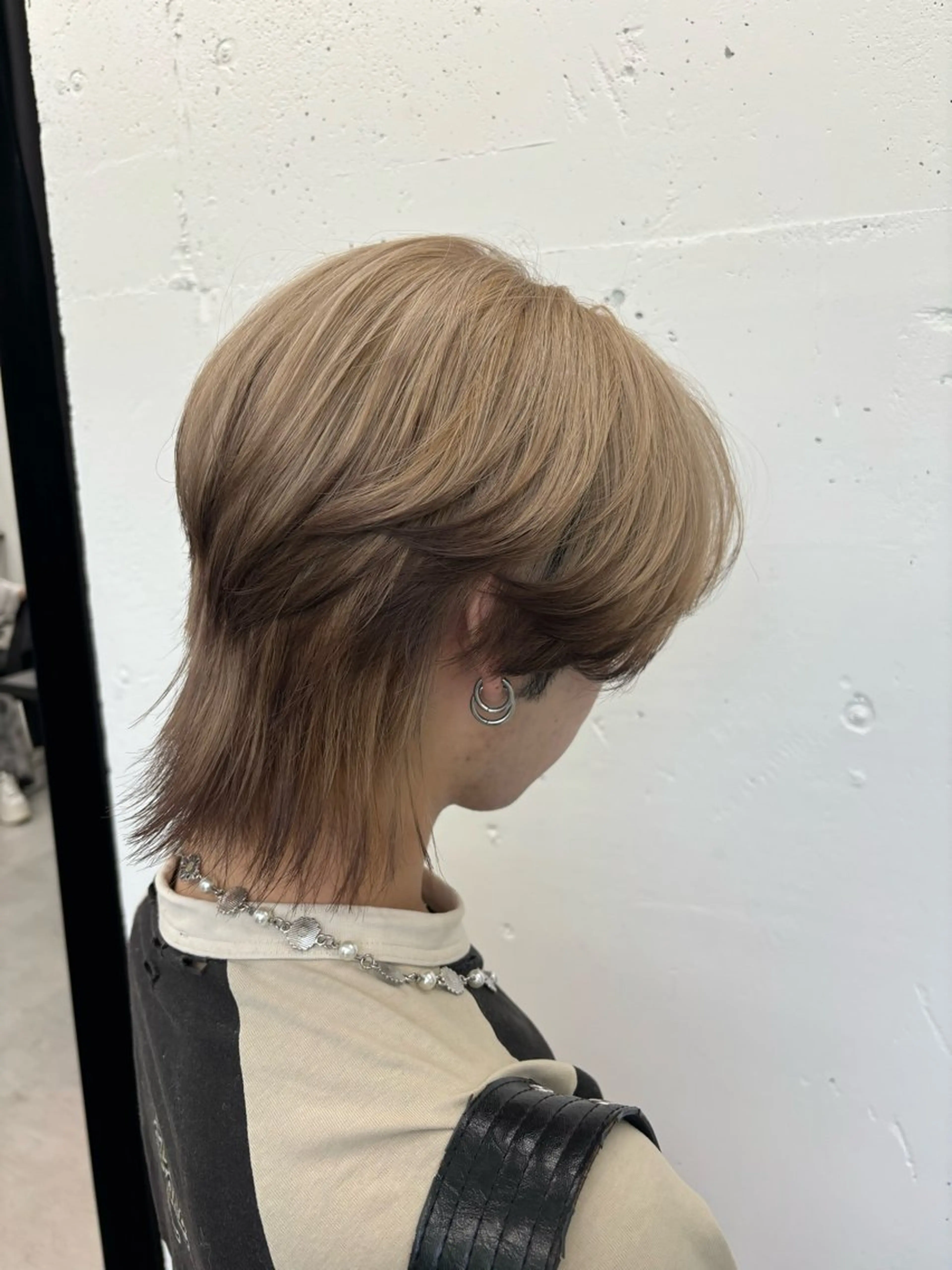 ショート カラー ヘアアレンジ ベージュカラー ヘアカラー 夕羽夢🍓矢場/ 透明感カラーのヘアスタイル