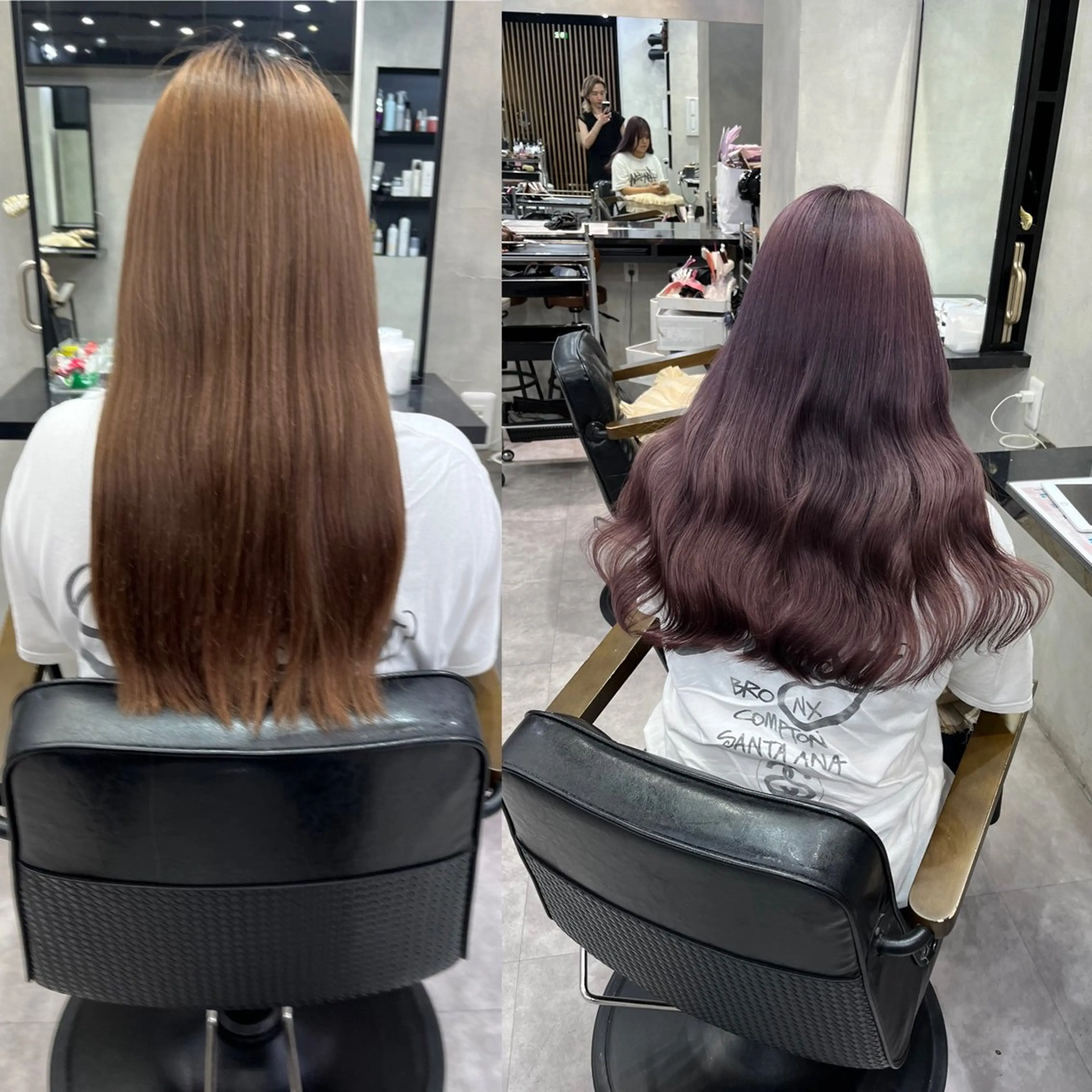 ロング 濱川響太レディース カットモデルのヘアスタイル