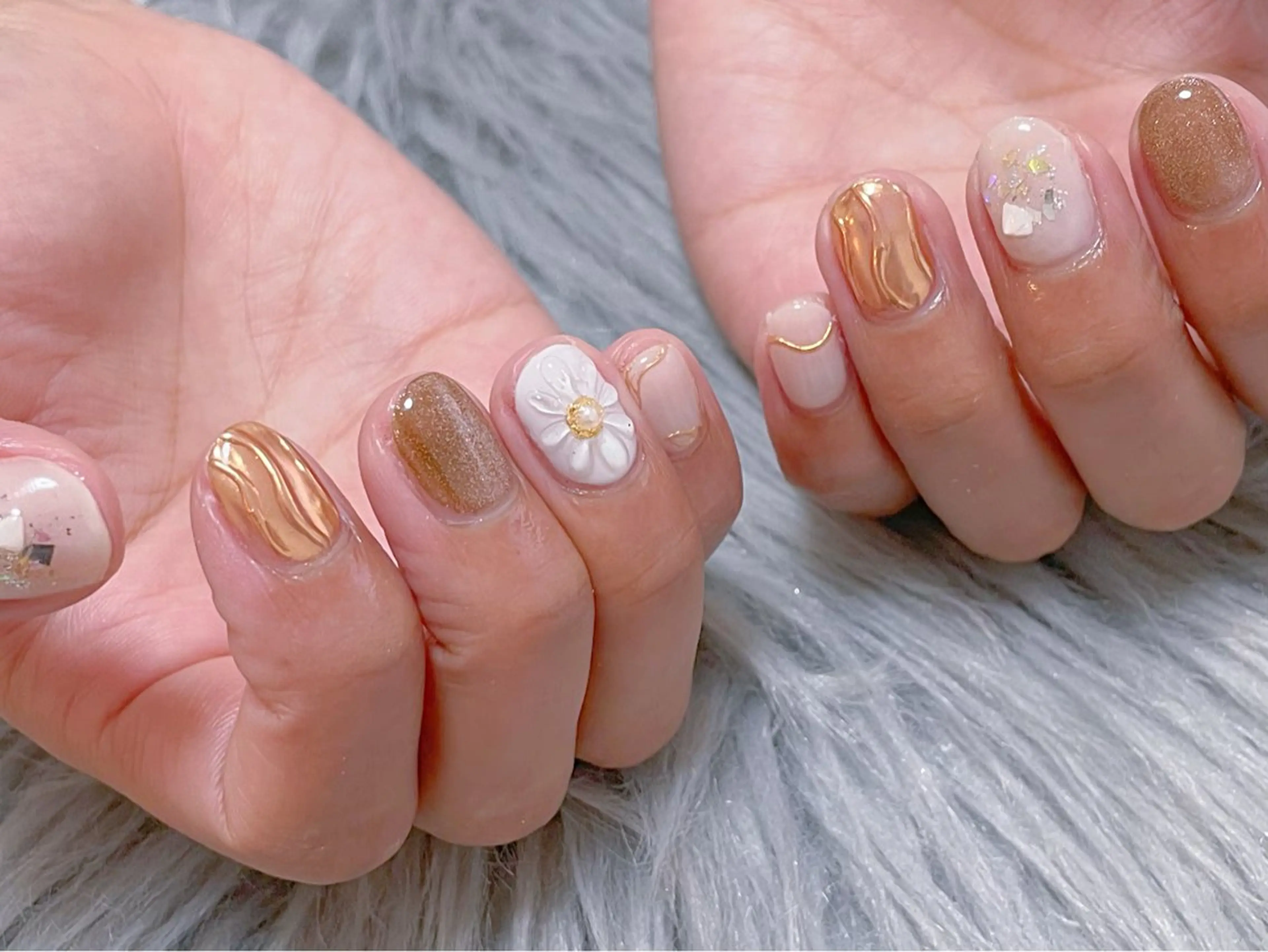 ショート フットネイル Nina's nailのネイルデザイン