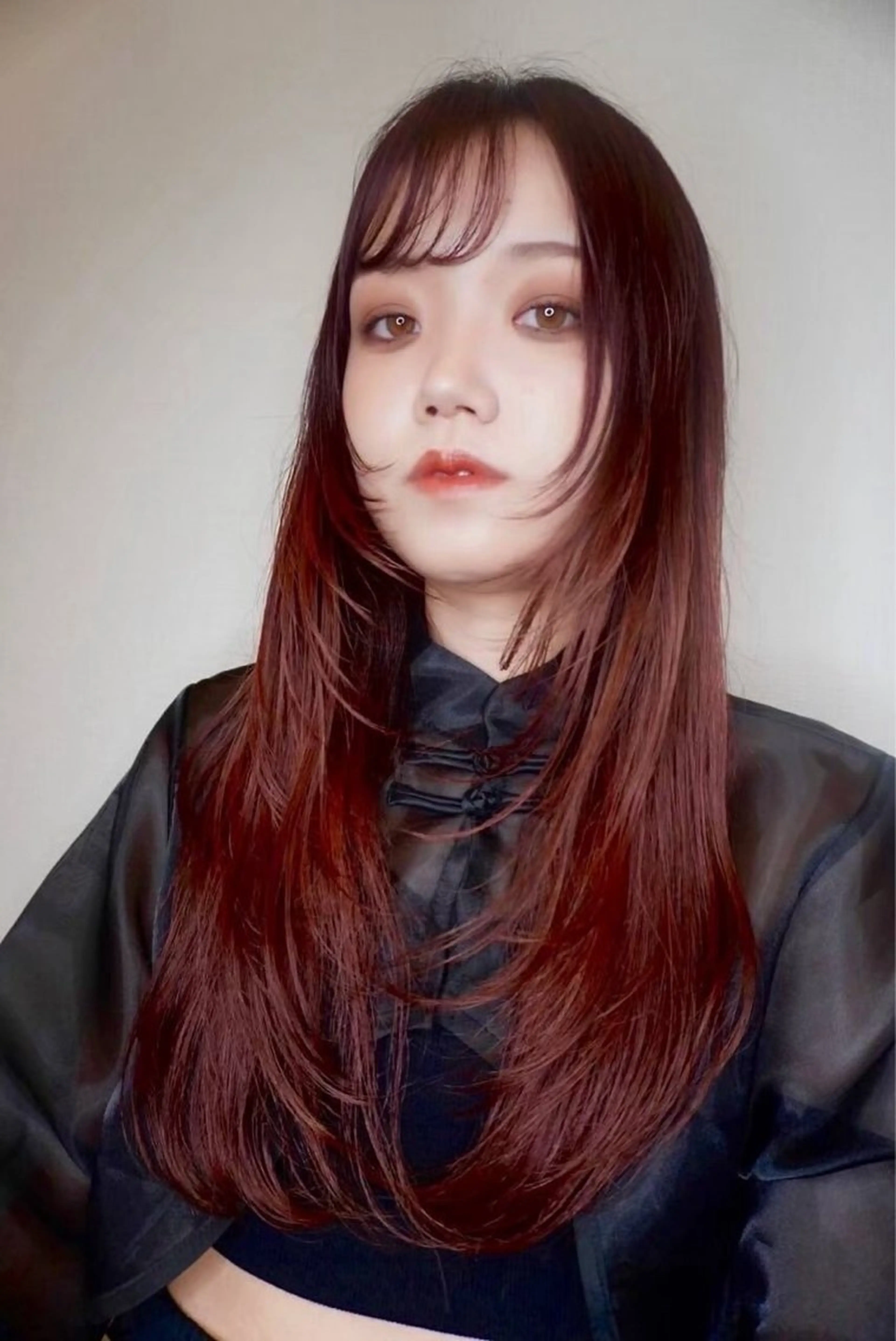 ロング カラー ヘアアレンジ メンズ レイヤーカット 学生限定メニュー あり‼️鈴木咲千😸のヘアスタイル